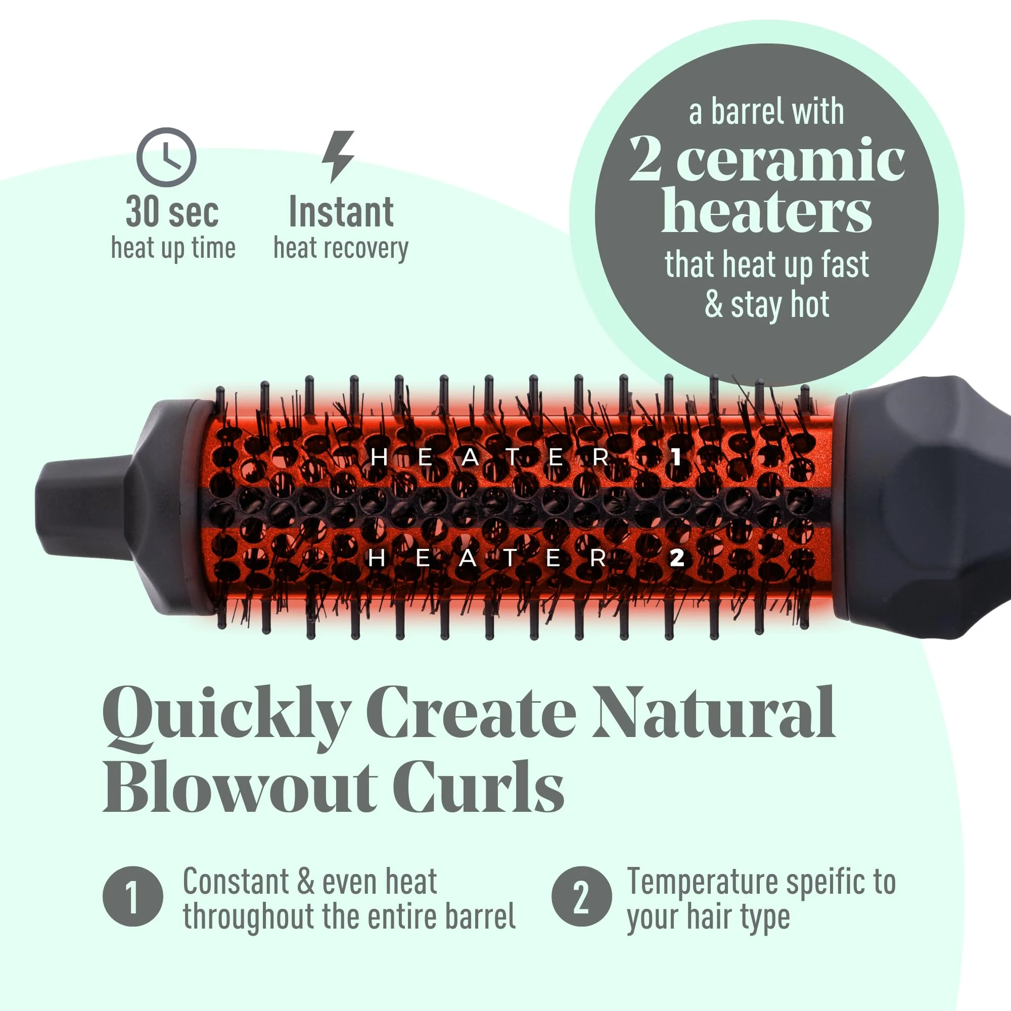 MINT Thermal Curling Brushes (1.33 Inch) - Image 7