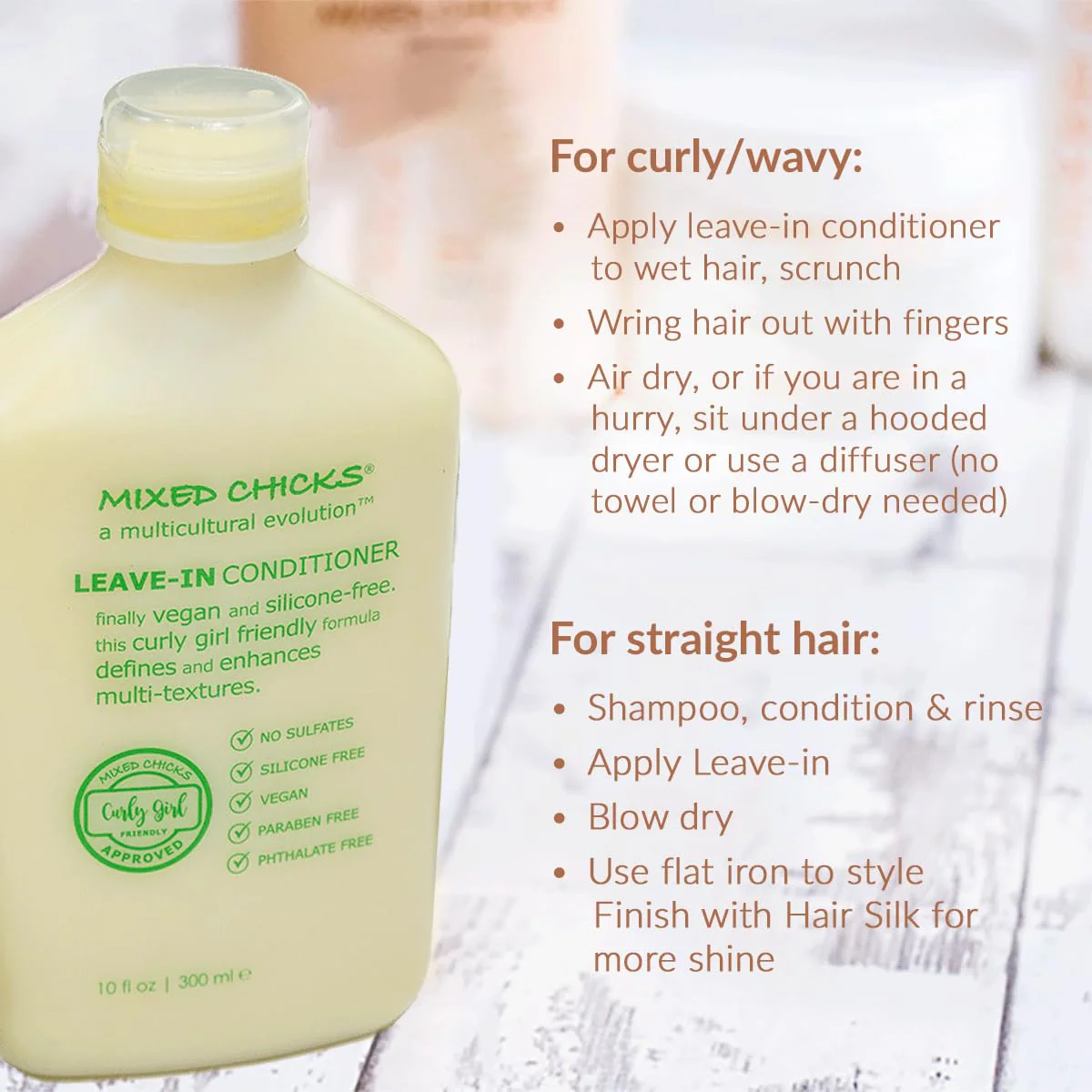 Mixed Chicks Curly Friendly Leave-in Conditioner, 10 fl. oz - Image 6