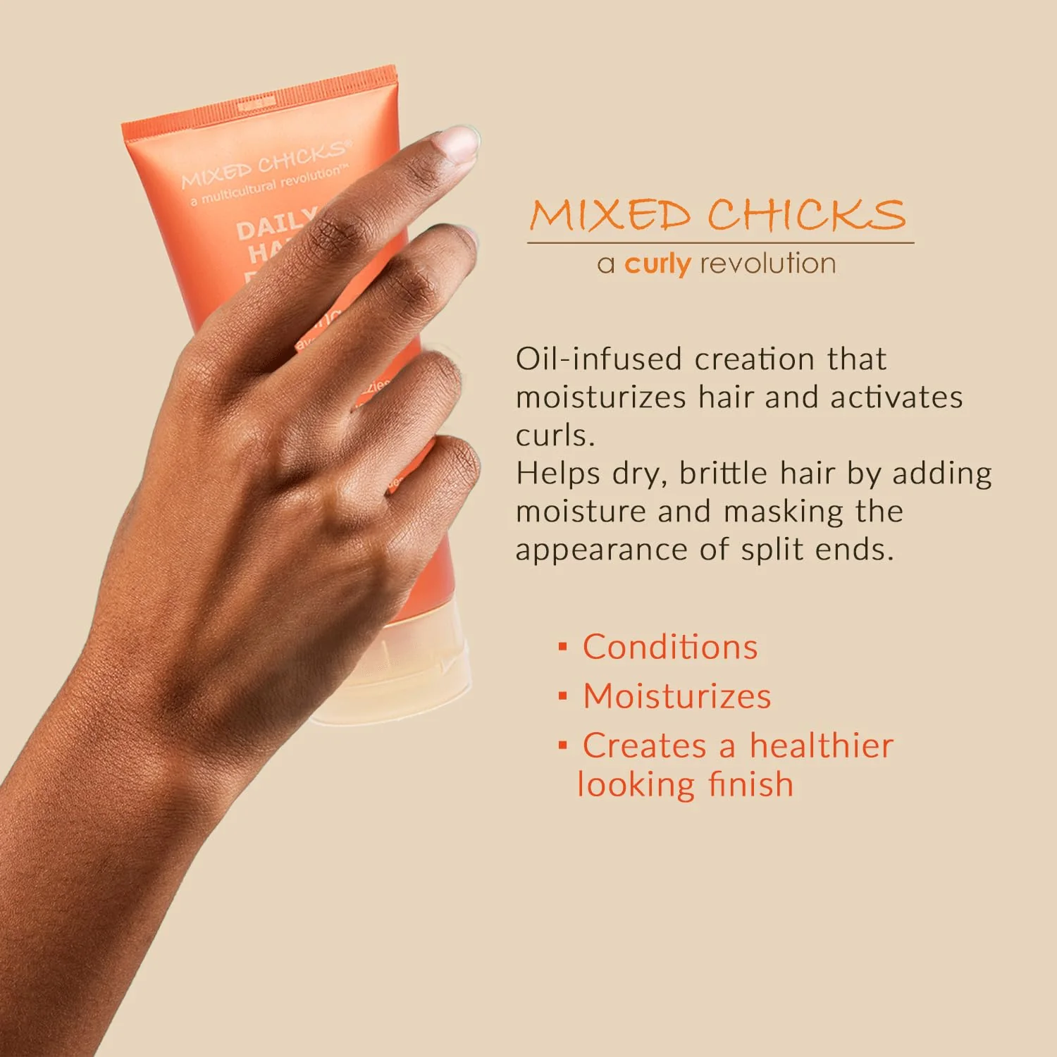 Mixed Chicks Daily Hair Dress for Dry and Brittle Hair, 6 fl. oz. - Image 4