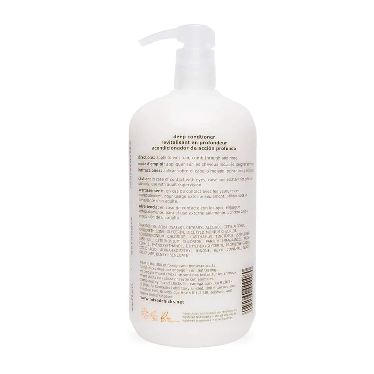 Mixed Chicks Detangling Deep Conditioner - Softens, Moisturizes & Detangles Straight or Curly Hair, 33 fl.oz - Image 3