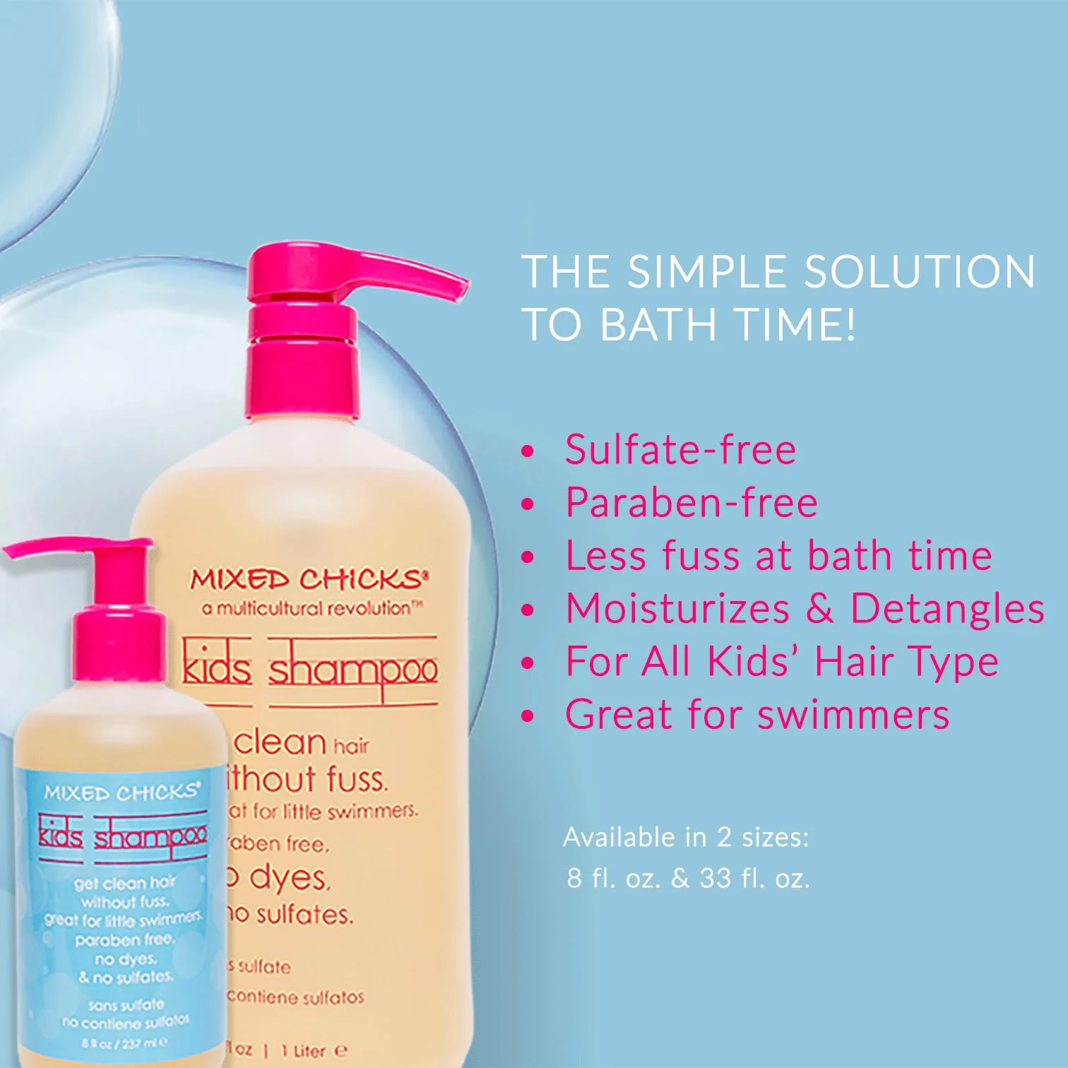 Mixed Chicks Gentle Kids Shampoo – Gentle & Sulfate-free, 8 fl.oz - Image 4