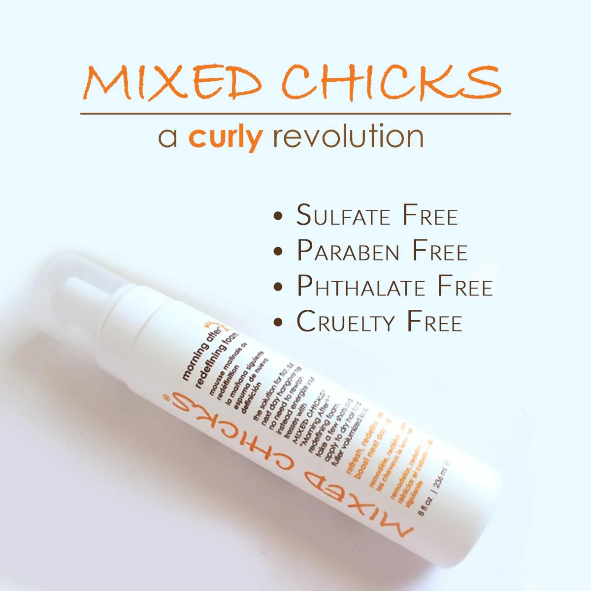 Mixed Chicks Morning After Redefining Hair Foam, 8 fl.oz. / 236ml - Image 5