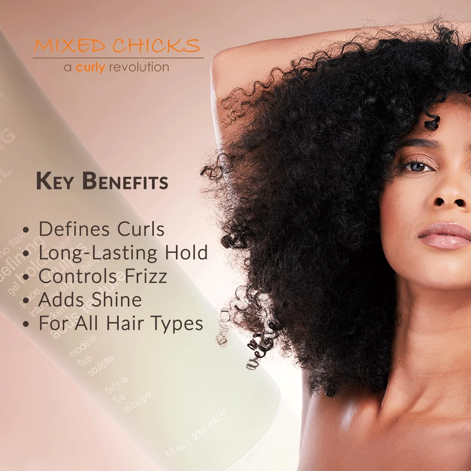 Mixed Chicks Styling Gel - Thickening and Texturizing Definer, 8 fl. oz. - Image 4