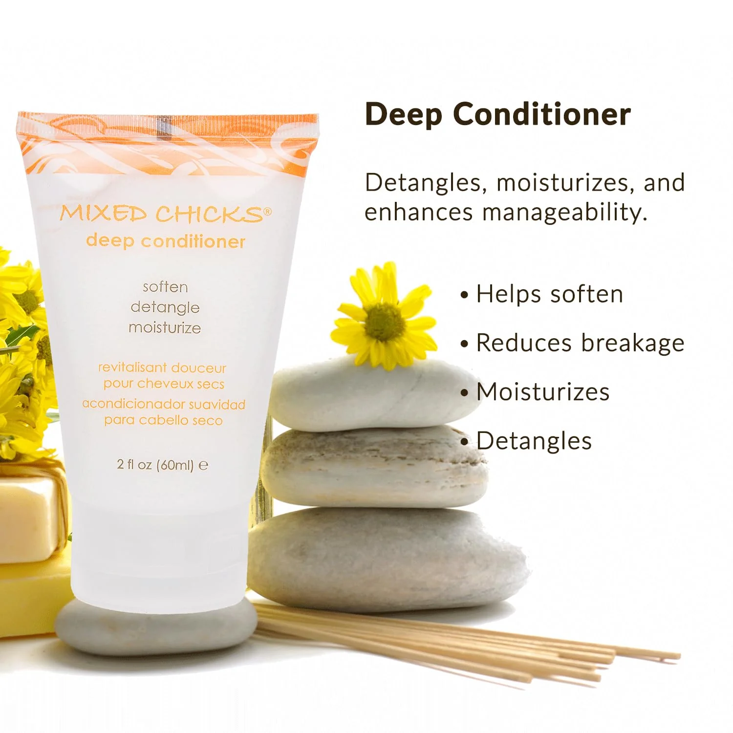 Mixed Chicks Travel & Trial Pack - Shampoo, Deep Conditioner, Leave-in Conditioner, 2 fl. oz. each - Image 6