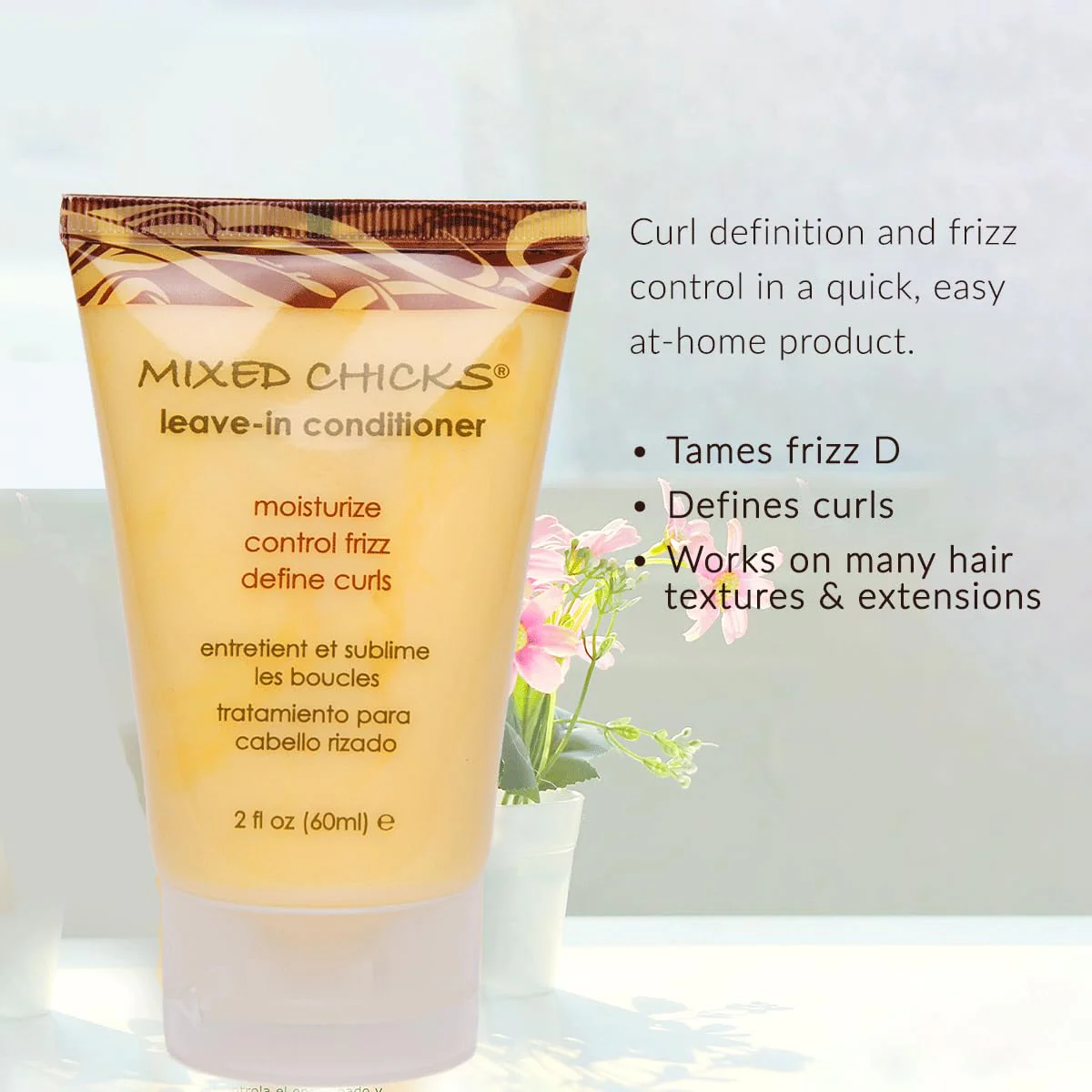 Mixed Chicks Travel & Trial Pack - Shampoo, Deep Conditioner, Leave-in Conditioner, 2 fl. oz. each - Image 7