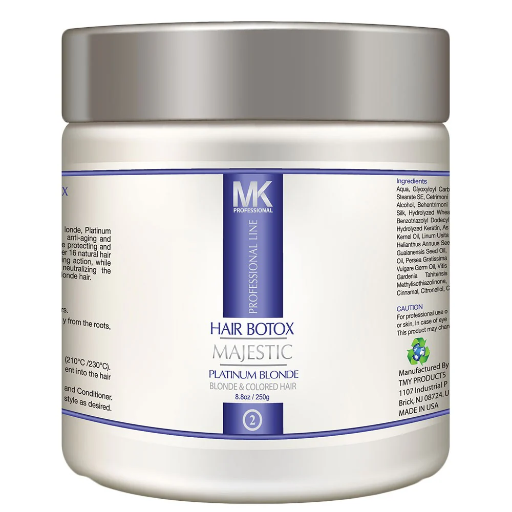 MK Hair Botox Platinum Blonde Treatment