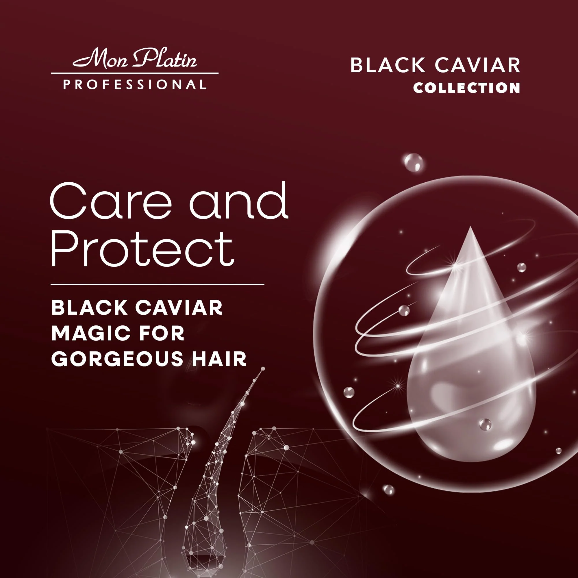 Mon Platin Black Caviar Total Clean Anti-Dandruff Shampoo - 500ml (17oz) - Image 6