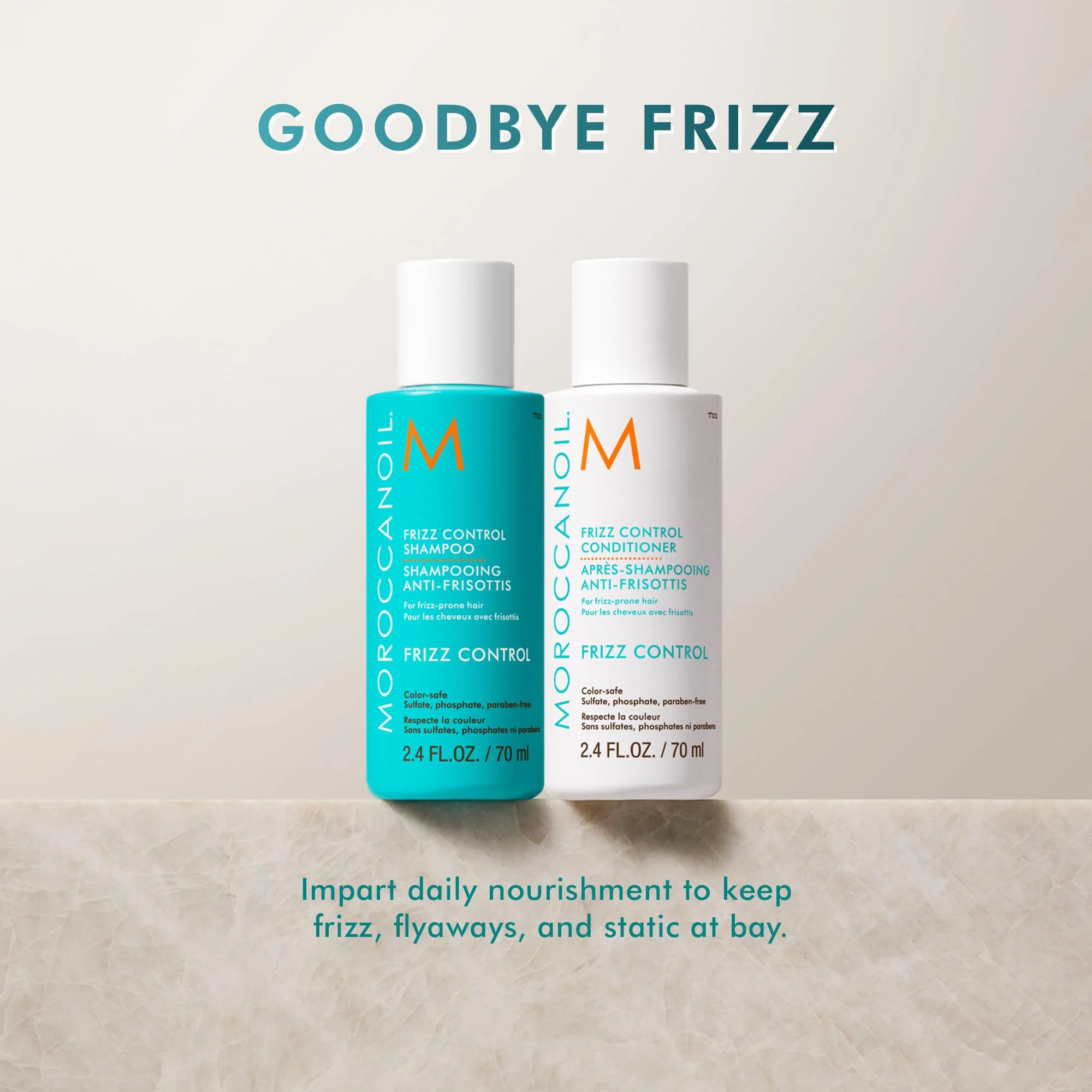Moroccanoil Frizz Control Shampoo, 2.4 Fl. Oz. - Image 2