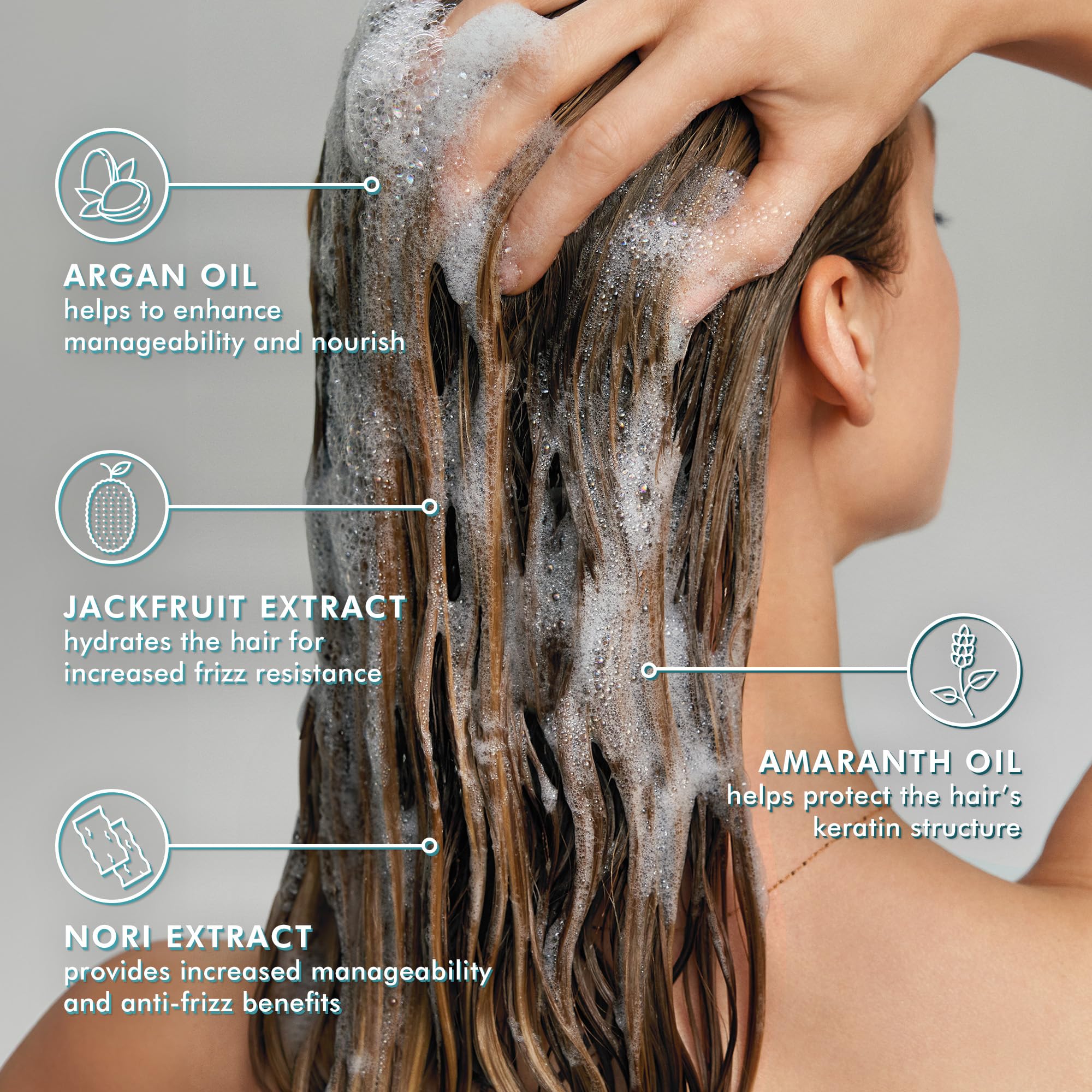 Moroccanoil Frizz Control Shampoo, 2.4 Fl. Oz. - Image 3
