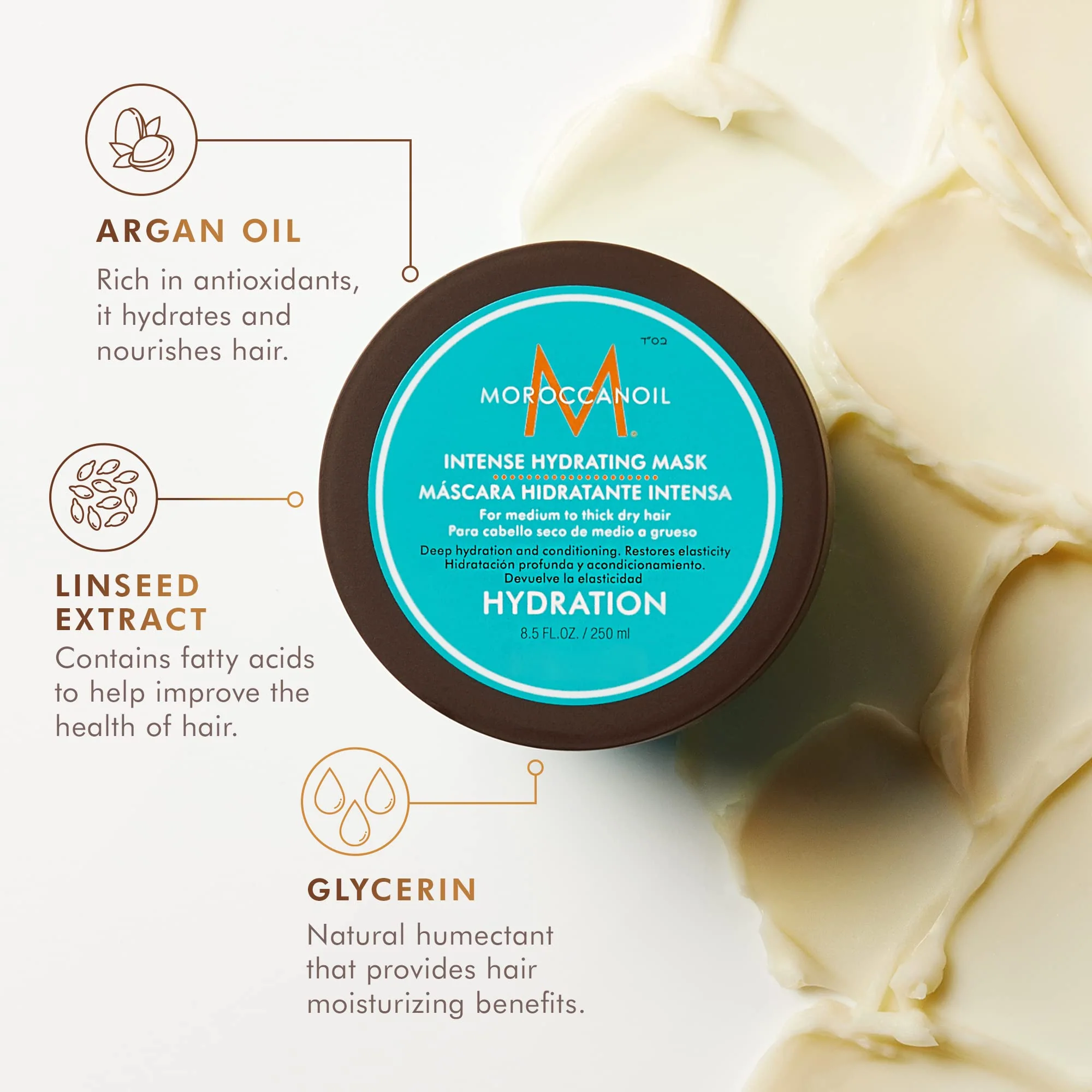 Moroccanoil Intense Hydrating Mask, 8.5 Fl. Oz. - Image 4