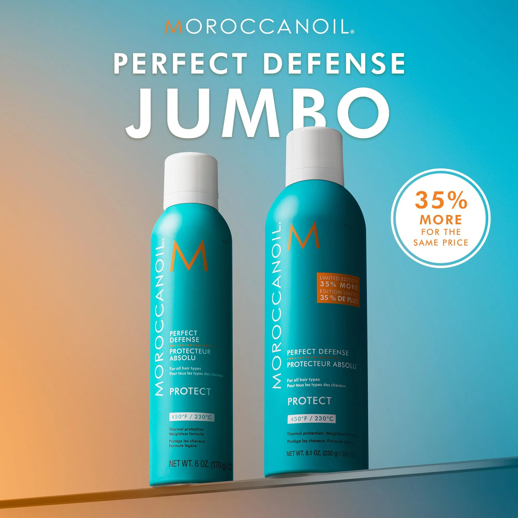 Moroccanoil Jumbo Perfect Defense Heat Protectant - Image 2