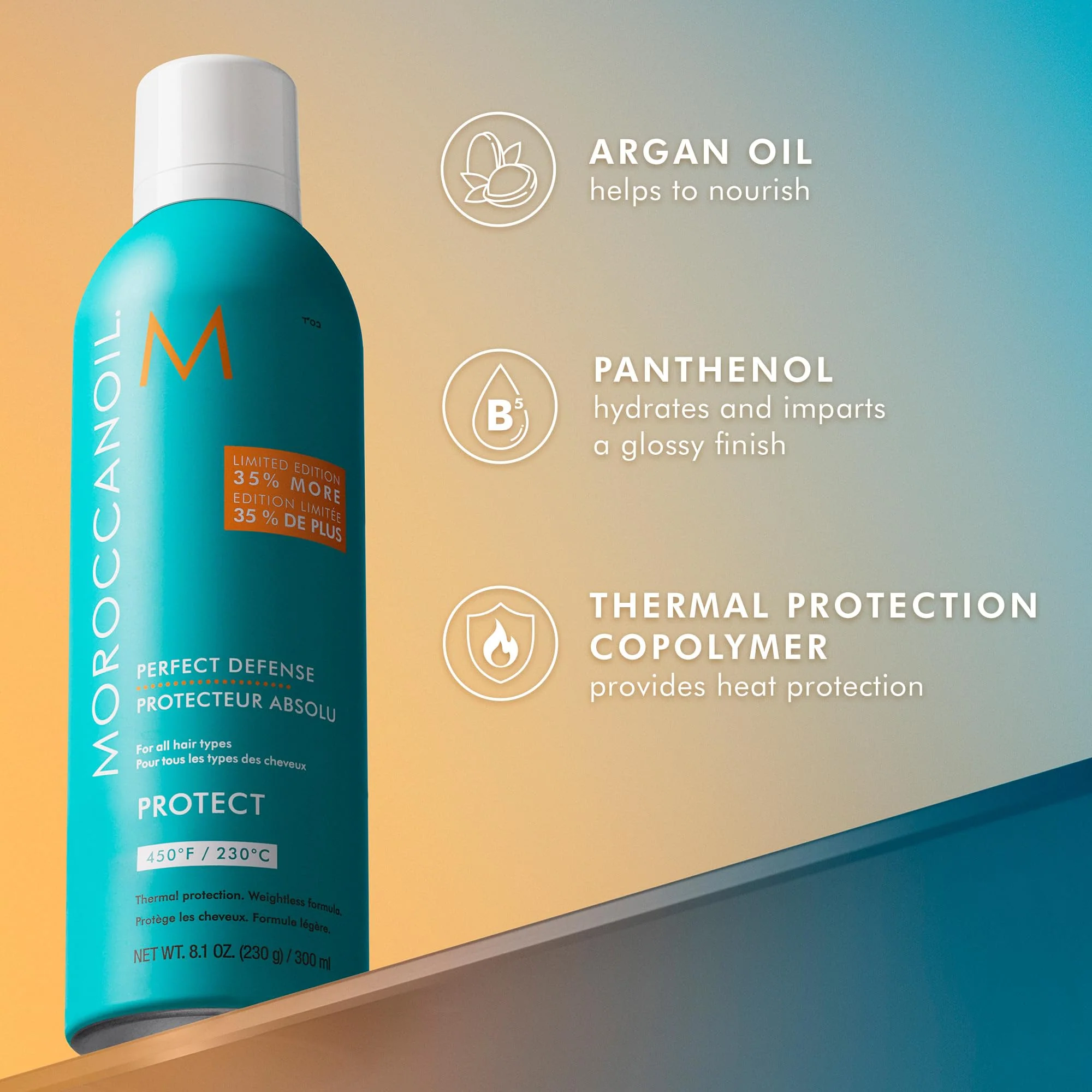 Moroccanoil Jumbo Perfect Defense Heat Protectant - Image 3