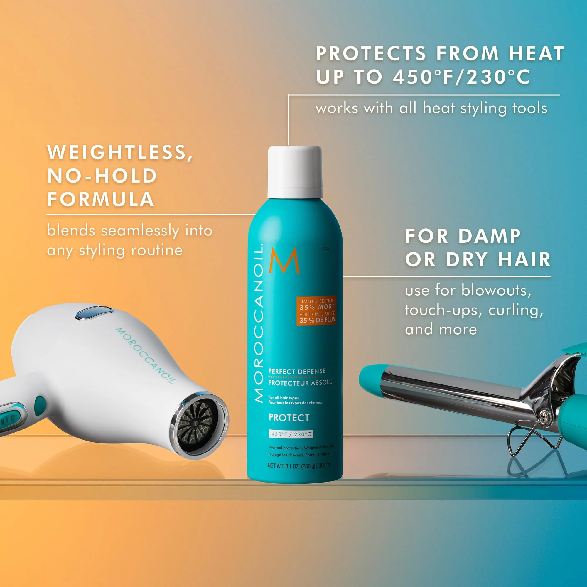 Moroccanoil Jumbo Perfect Defense Heat Protectant - Image 4