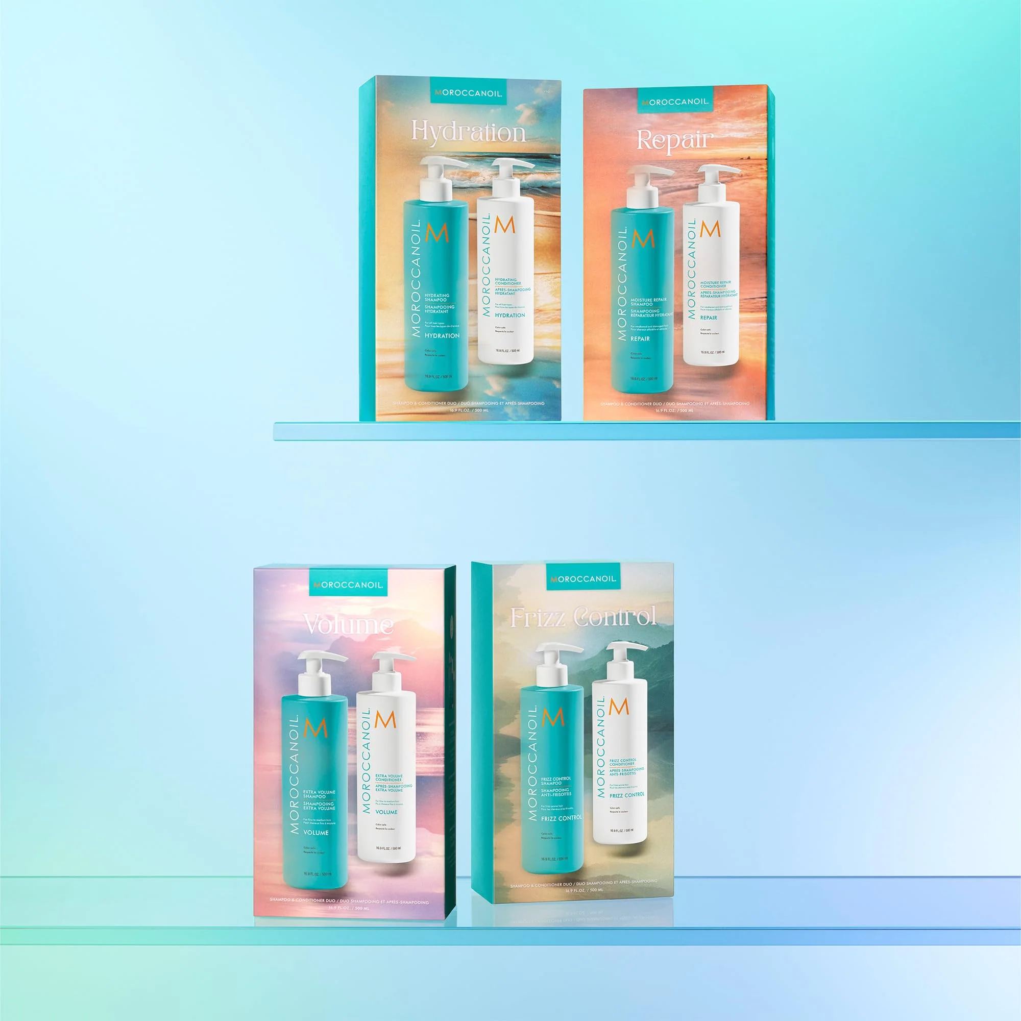 Moroccanoil Moisture Repair Shampoo & Conditioner Half-Liter Set - Image 6
