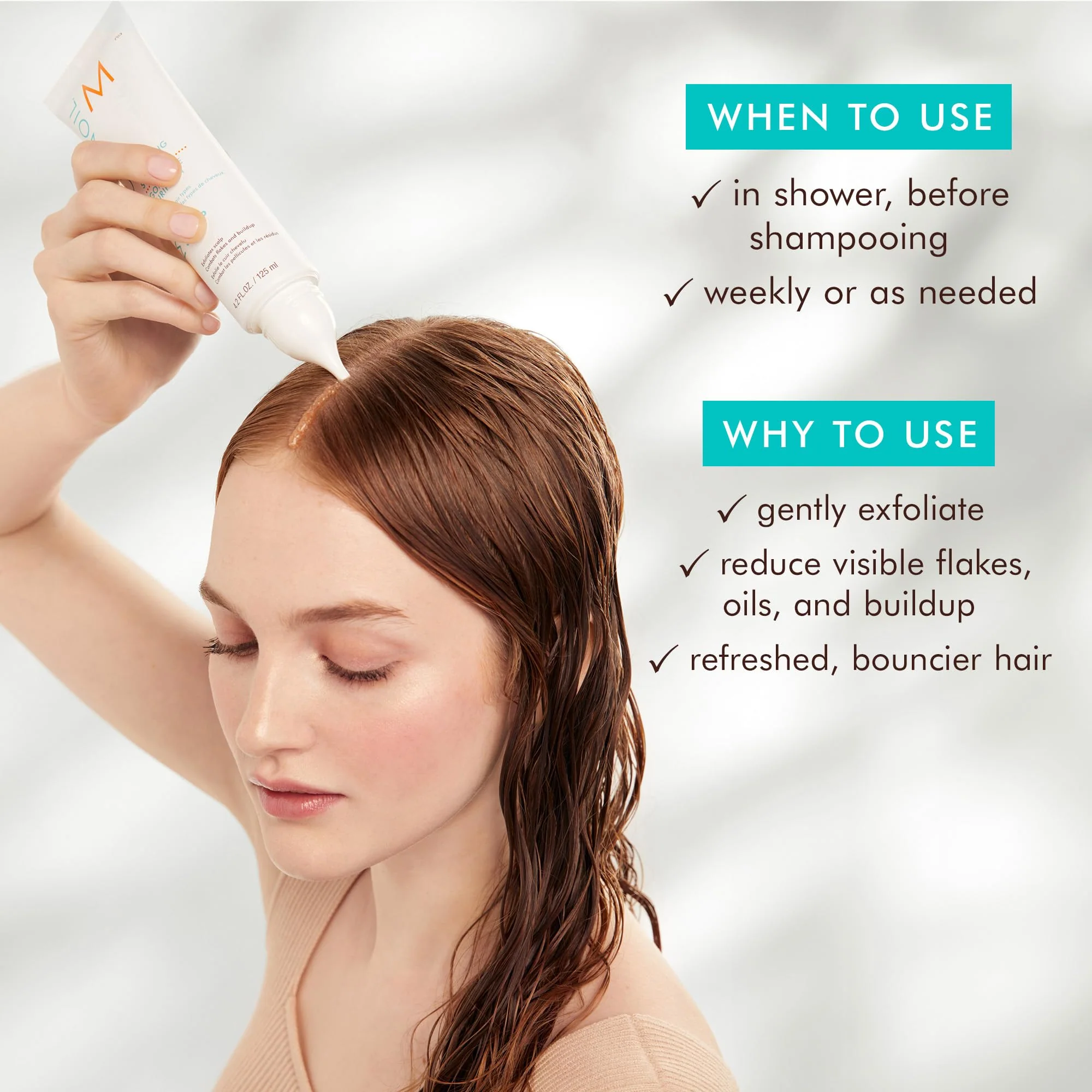 Moroccanoil Purifying Pre-Wash Scalp Scrub, 4.2 Fl. Oz. - Image 4