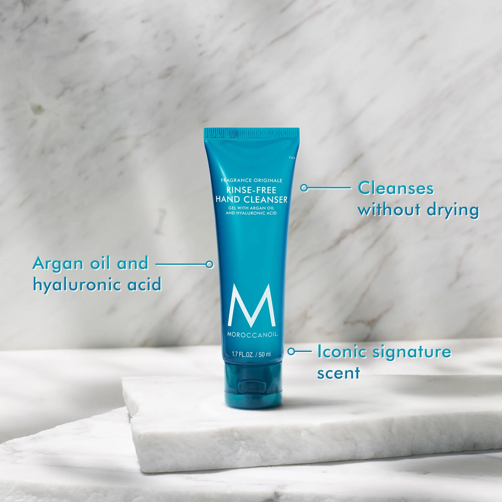 Moroccanoil Rinse-Free Hand Cleanser with Hyaluronic Acid, 1.7 Fl. Oz (Pack of 2) - Image 3