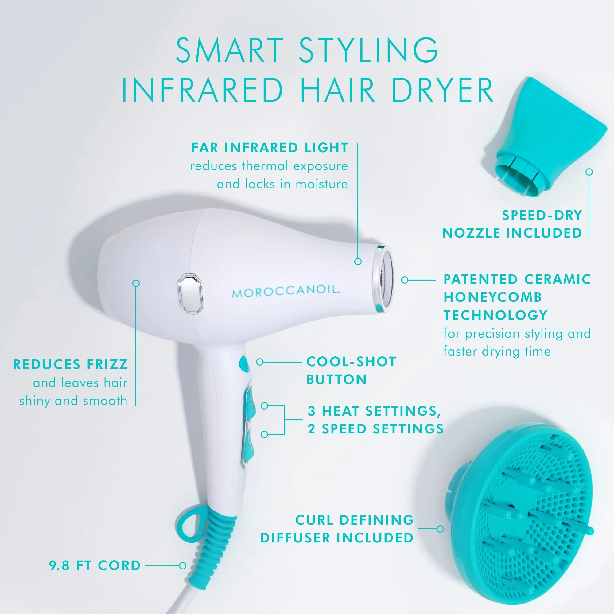 Moroccanoil Smart Styling Infrared Hair Dryer - Image 2