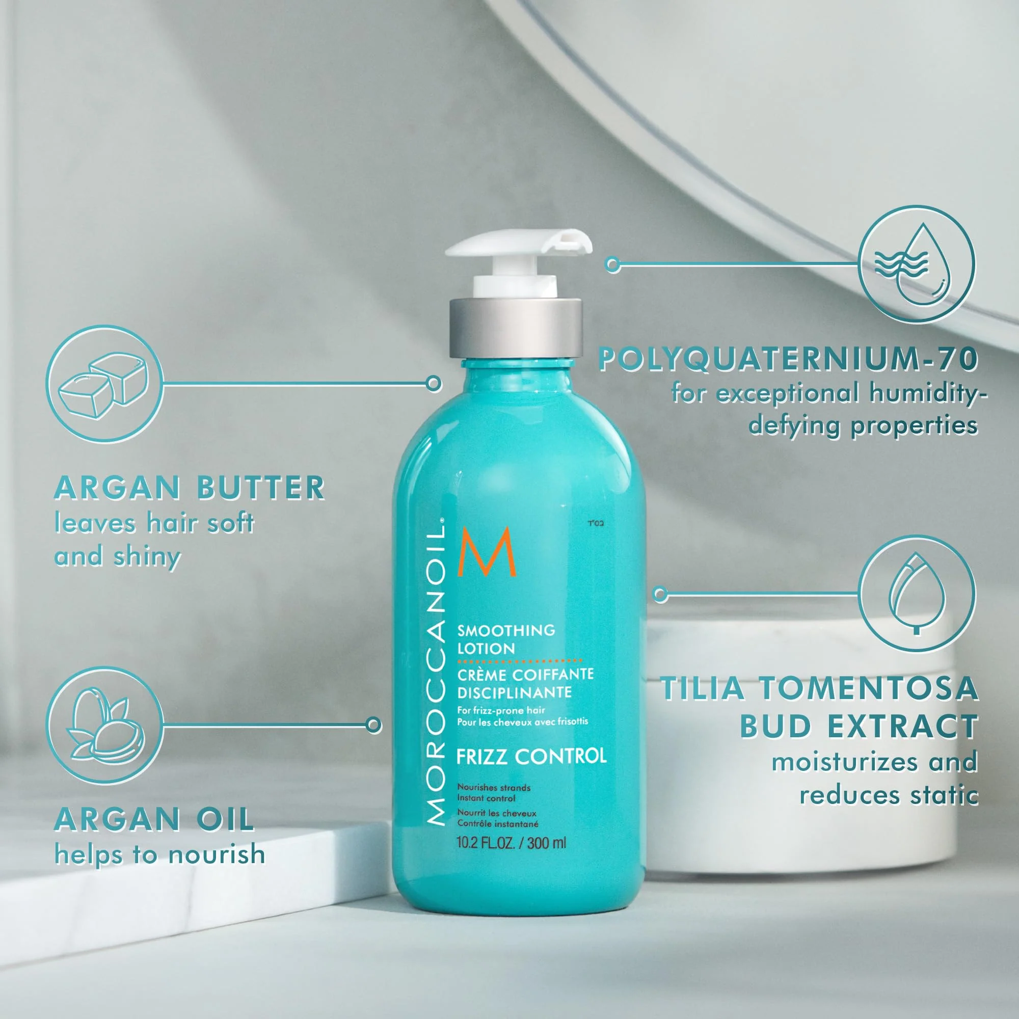 Moroccanoil Smoothing Lotion, 10.2 Fl. Oz. - Image 2