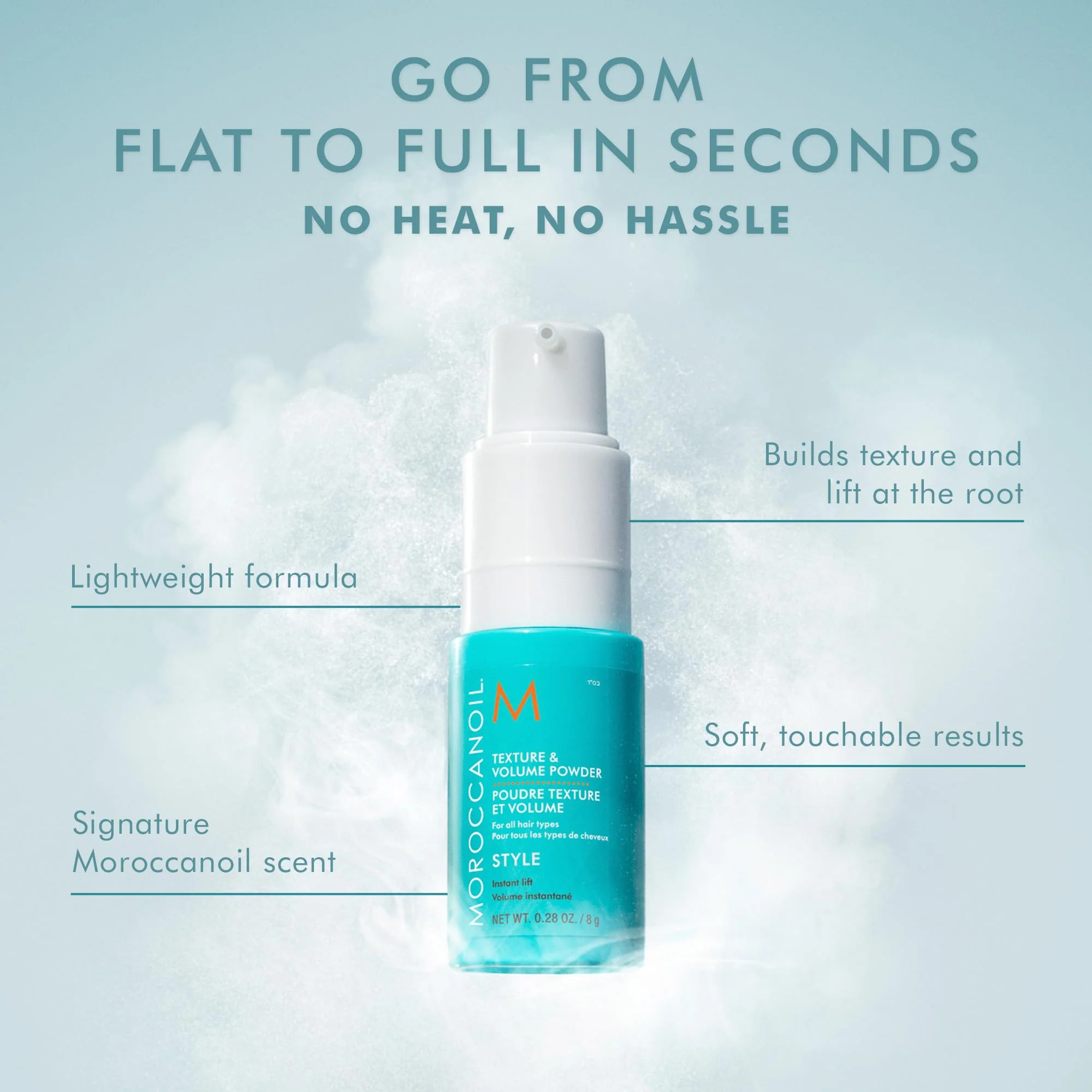 Moroccanoil Texture & Volume Powder, 0.28 Fl. Oz. - Image 4