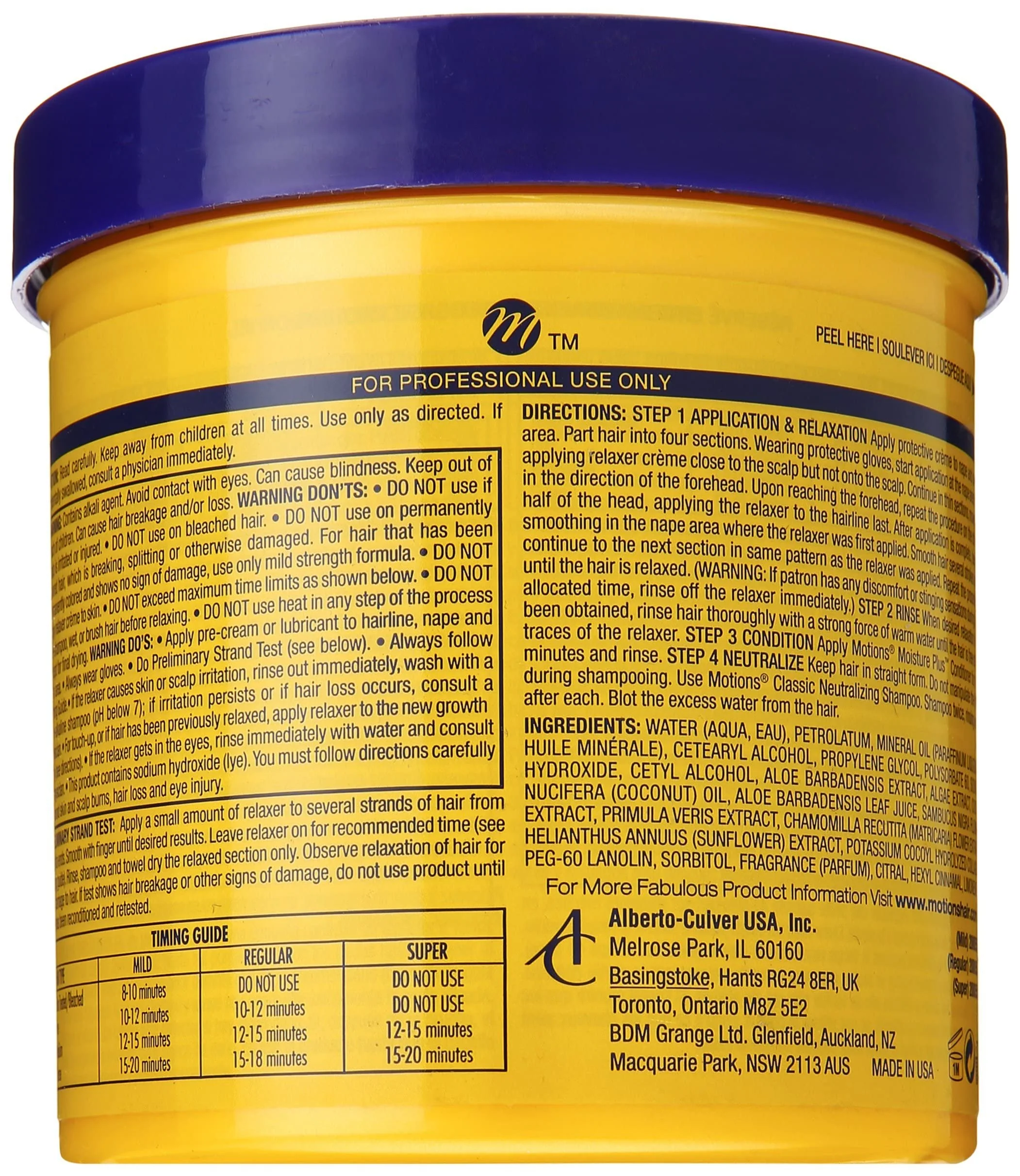 Motions Professional Hair Relaxer Smooth & Silken Super, 15oz, 15 Oz - Image 3