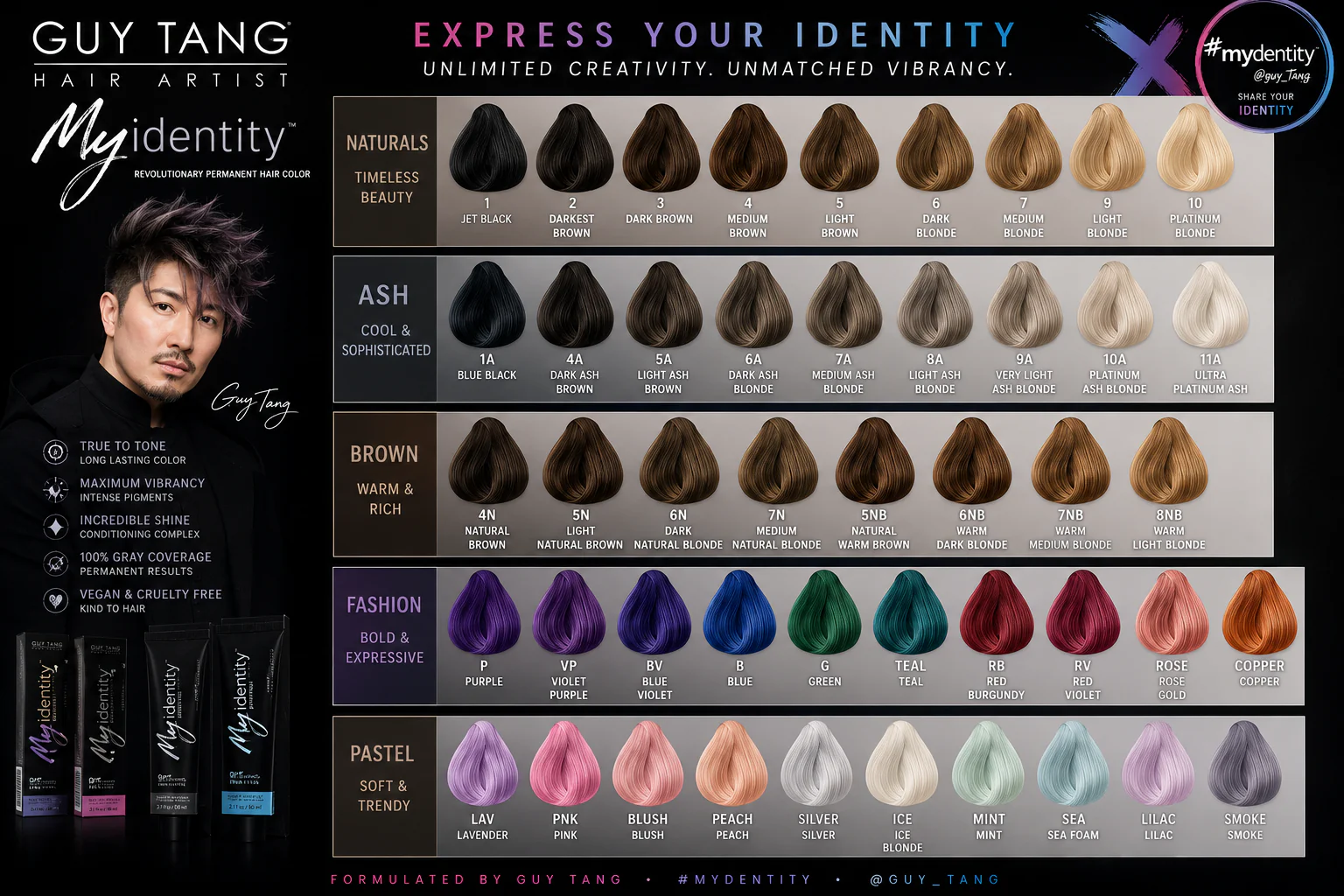 Mydentity Guy Tang Permanent Hair Color