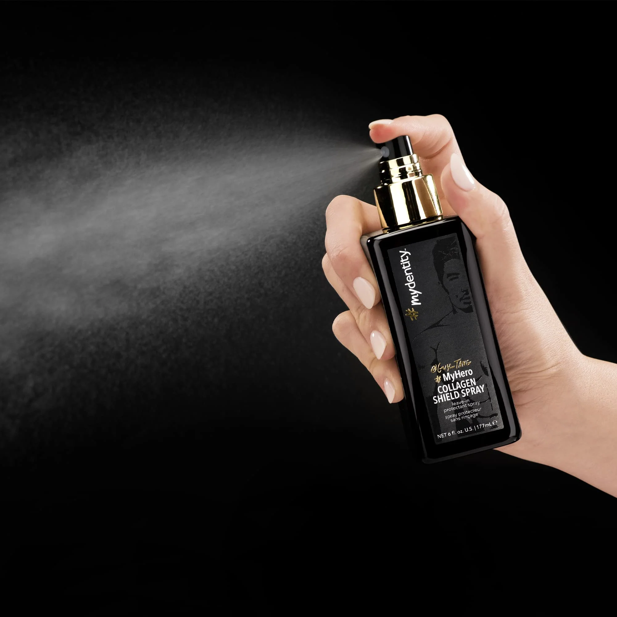 #mydentity MyHero Collagen Shield Spray, 6oz | Leave-In Condtioner | Heat Protection Up To 450 degrees - Image 5