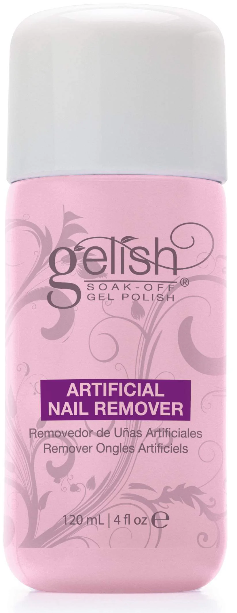 NEW Gelish Soak Off Gel Nail Polish Remover & Cleanser Bottles 120mL + Nail File - Image 2