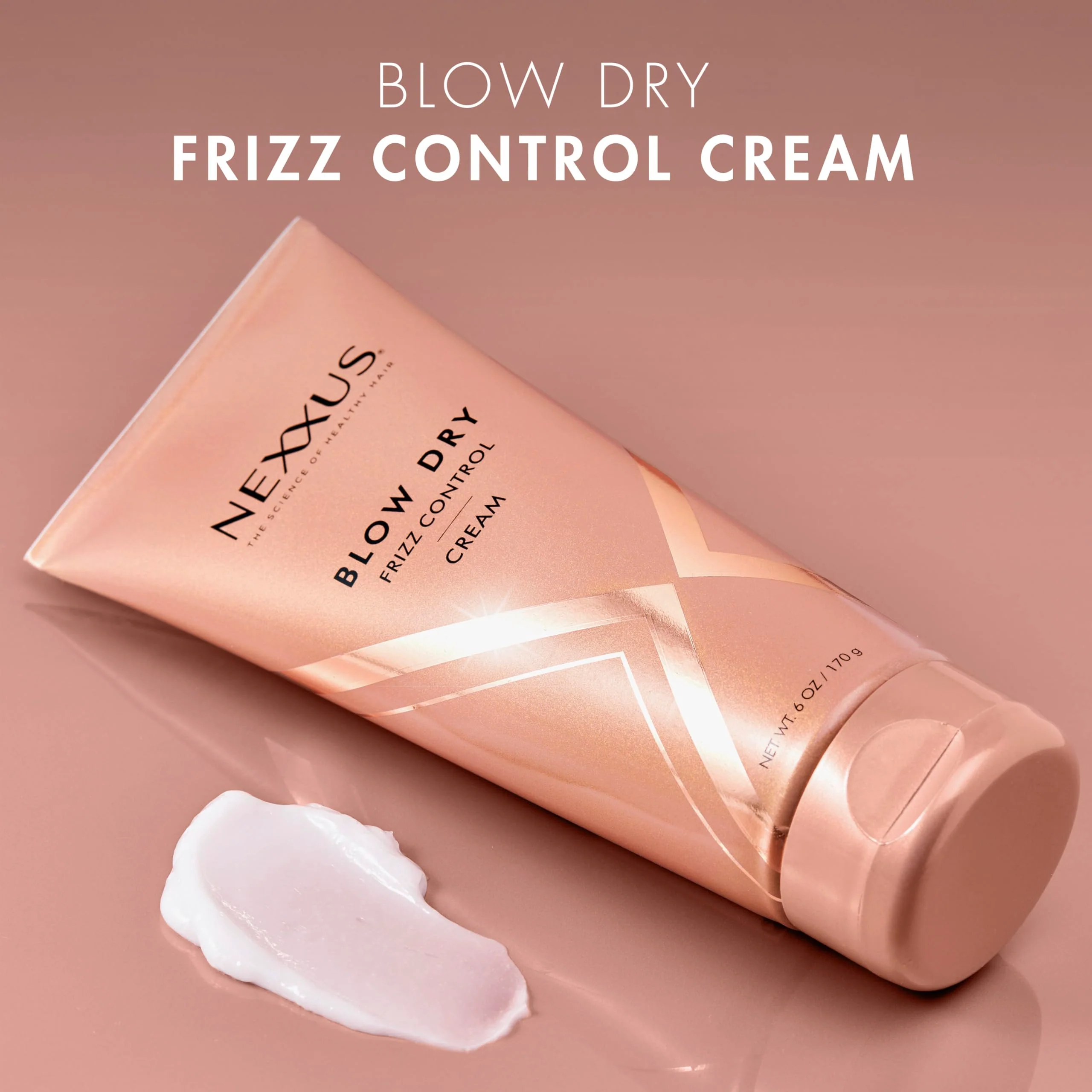 Nexxus Blow Dry Cream Frizz Control for Weightless Style & Volume, with StyleProtect Technology 6 oz - Image 4