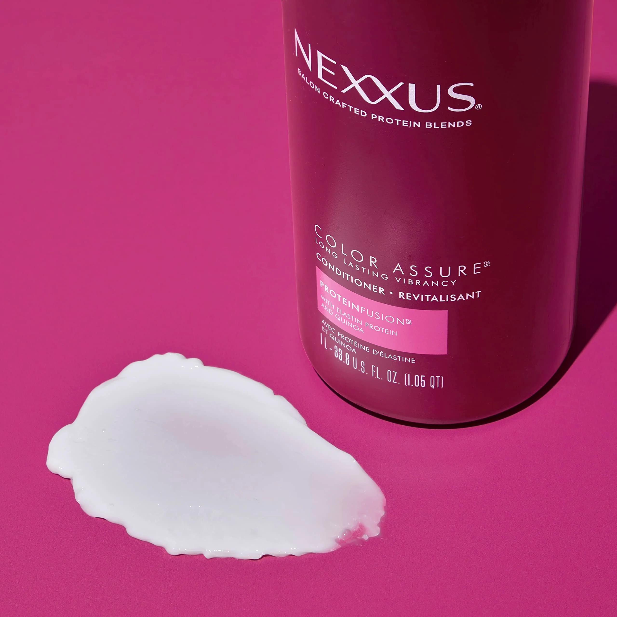Nexxus Color Assure Conditioner for Vibrancy for Color Treated Hair Powered by Chromabond Sealer with Citric Acid 33.8 oz - Image 6