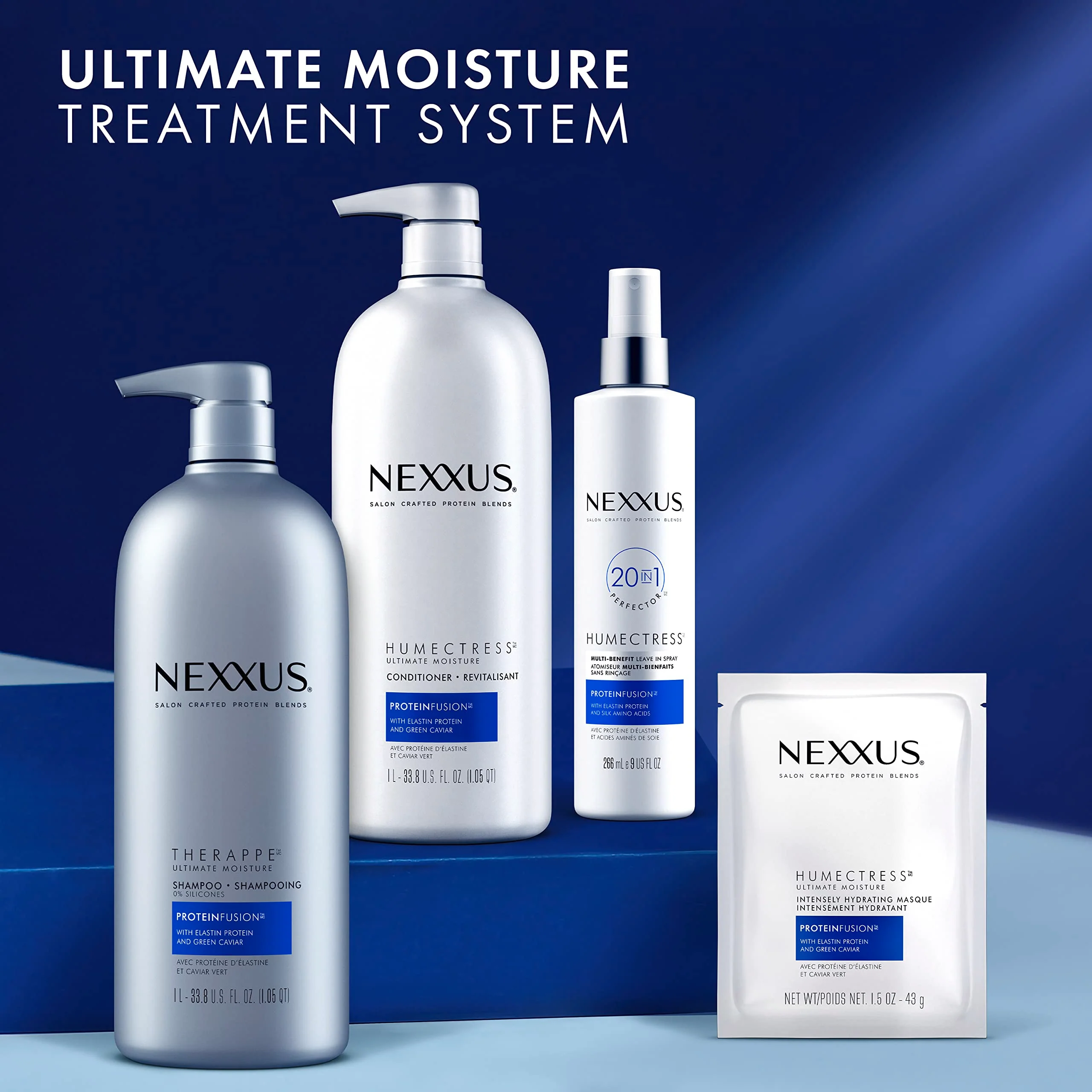 Nexxus Therapee Shampoo for Ultimate Moisture for Dry Hair Powered by POLYSOFT HYDRATOR Technology with Tri-lipids 33.8 oz - Image 4
