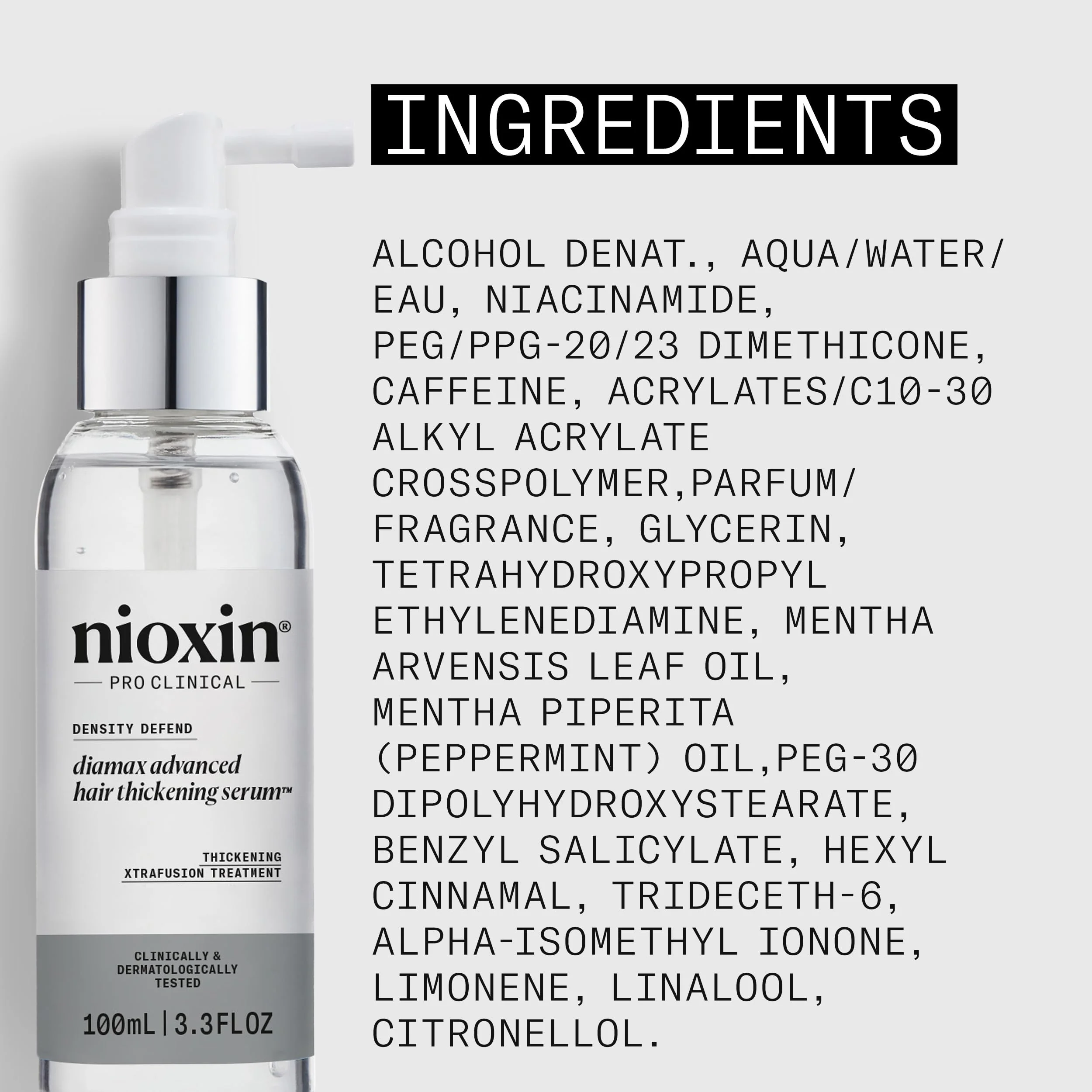 Nioxin Density Defend Diamax Advanced Hair Thickening Serum | With Caffeine, Niacinamide & Panthenol | For Thicker, Fuller-Looking Hair | 3.38 Fl Oz - Image 7