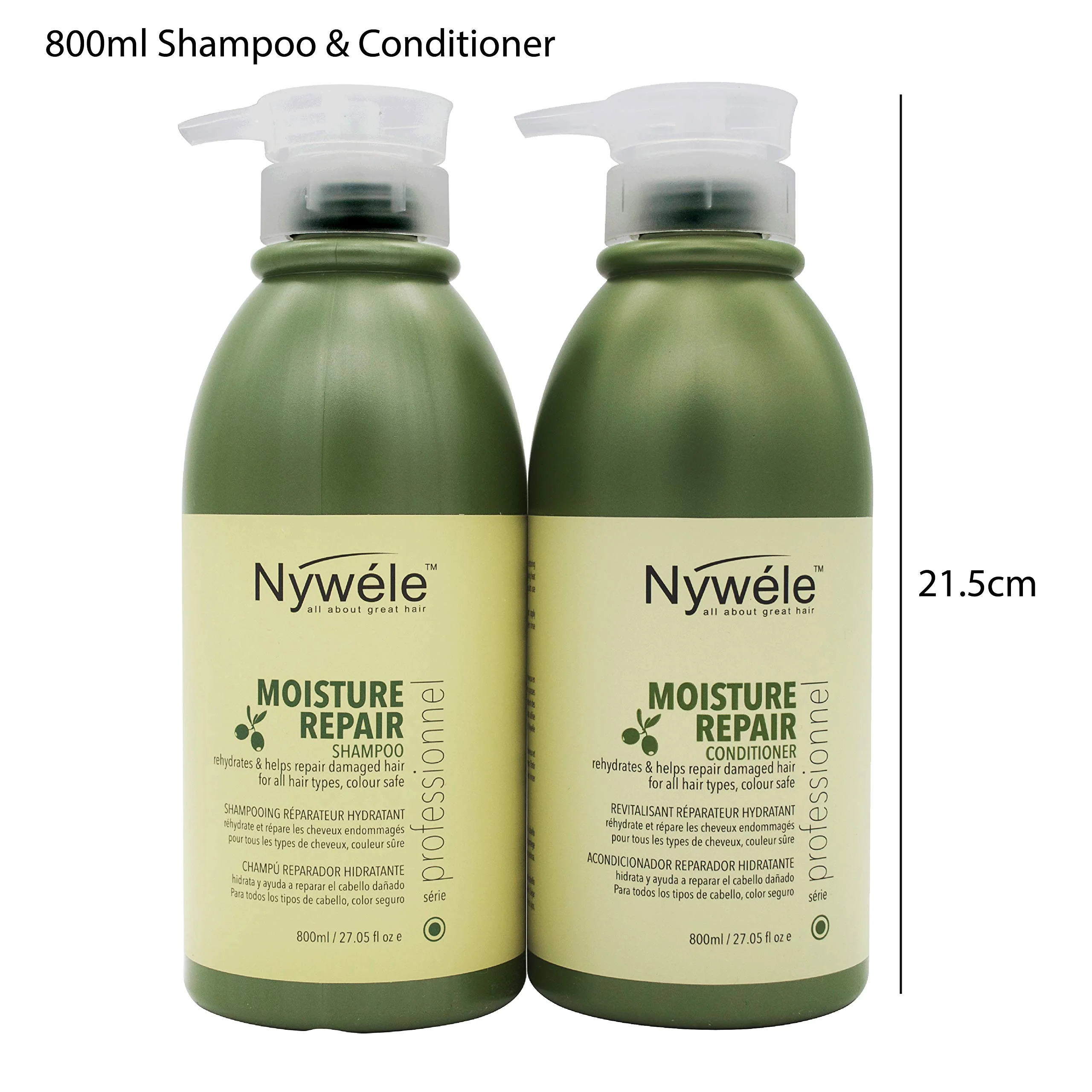 Nywele Moisture Repair Shampoo and Conditioner SET - 27 oz (800ml) Each by Nywele - Image 3