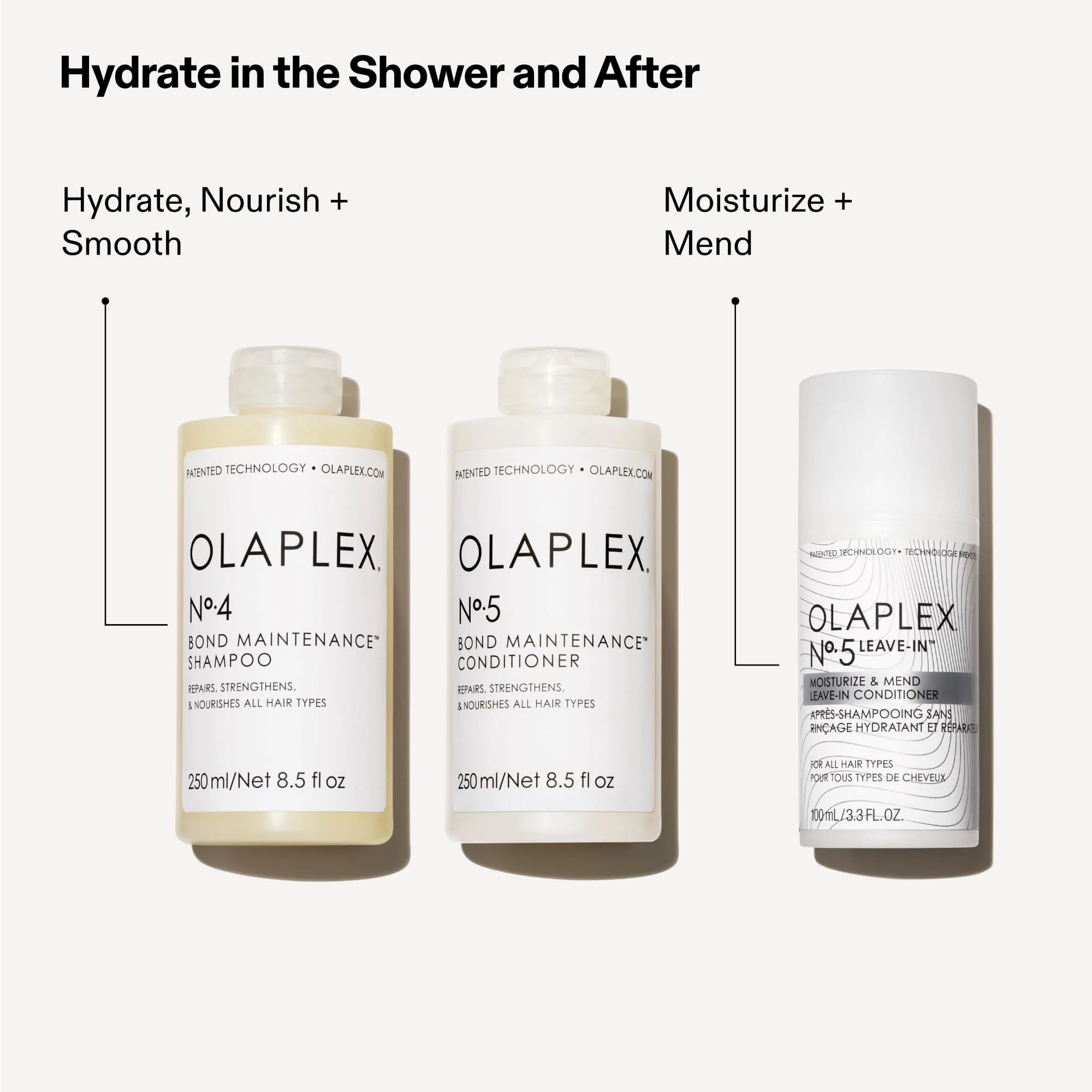 Olaplex Nº.5 Leave-In Conditioner: Moisturizes & Mends Split Ends | Reduces Breakage & Repairs, Protects Damaged Hair | For Coily, Curly, Straight, and Wavy, Stocking Stuffers, 100 mL / 3.3 Fl. Oz. - Image 7
