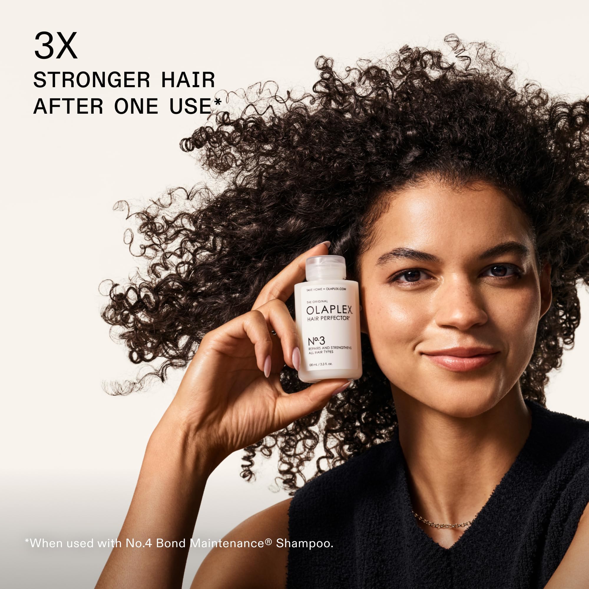 Olaplex No. 3 Bond Building Hair Perfector: Concentrated Pre-Shampoo Treatment | Repairs Damage & Strengthens Hair | Rebuilds 3 Hair Bonds | For Coily, Curly, Straight, and Wavy, 100 mL / 3.3 Fl Oz - Image 3