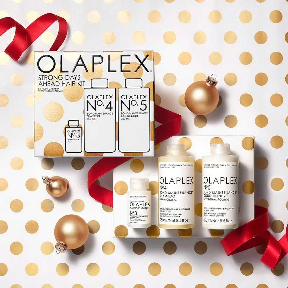 Olaplex Strong Days Ahead Haircare Kit No. 3, 4, 5, Hydrates, Softens and Strengthens, Results in Visibly Healthy Hair, For All Hair Types and Textures - Image 3