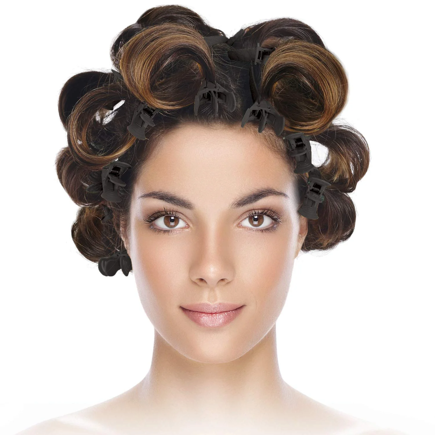 Olivia Garden 2-in-1 sectioning Double Clip - 4 Clips (Petite Black) DC-3 - Image 4