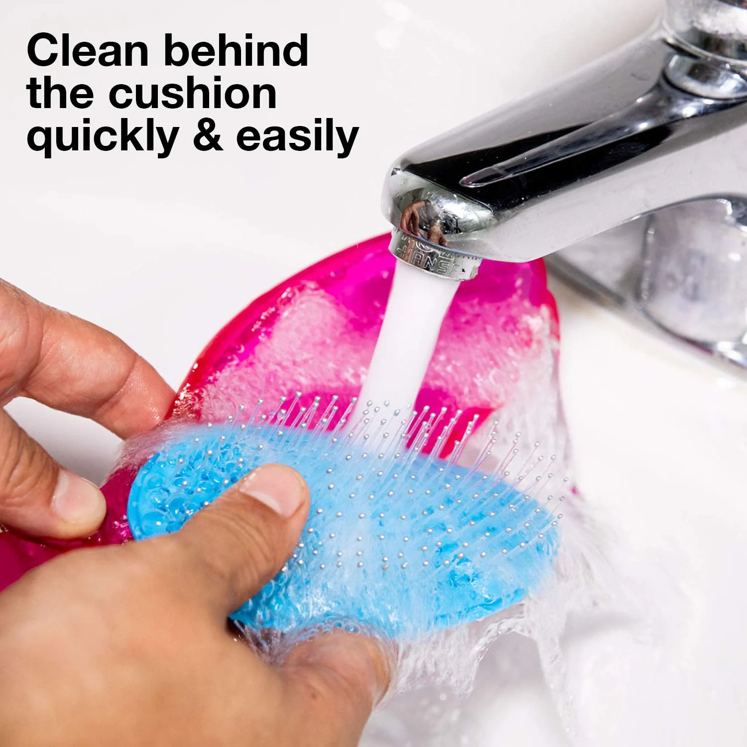 Olivia Garden Aurora Detangler Brush for Wet and Dry Fine to Medium Hair - Detangling Brush for Women, Men, Kids – Aurora Rainbow - Image 5