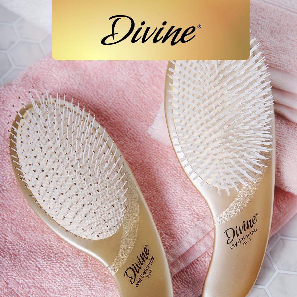 Olivia Garden Divine Paddle Brush for Women and Men - Professional Hair Brush for Thick and Fine Hair - Ideal for Straight, Wavy, and Curly Hair - Ergonomic Design - Image 5