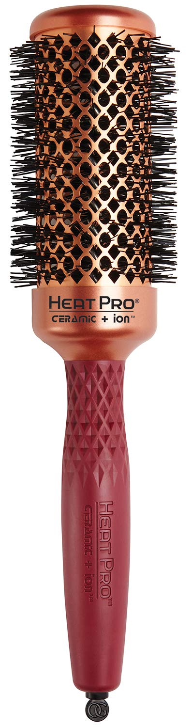 Olivia Garden HeatPro Round Thermal Brush - Not Electrical - Professional Blowout Brush for Normal to Thick Hair - Heat Resistant Up to 550°F