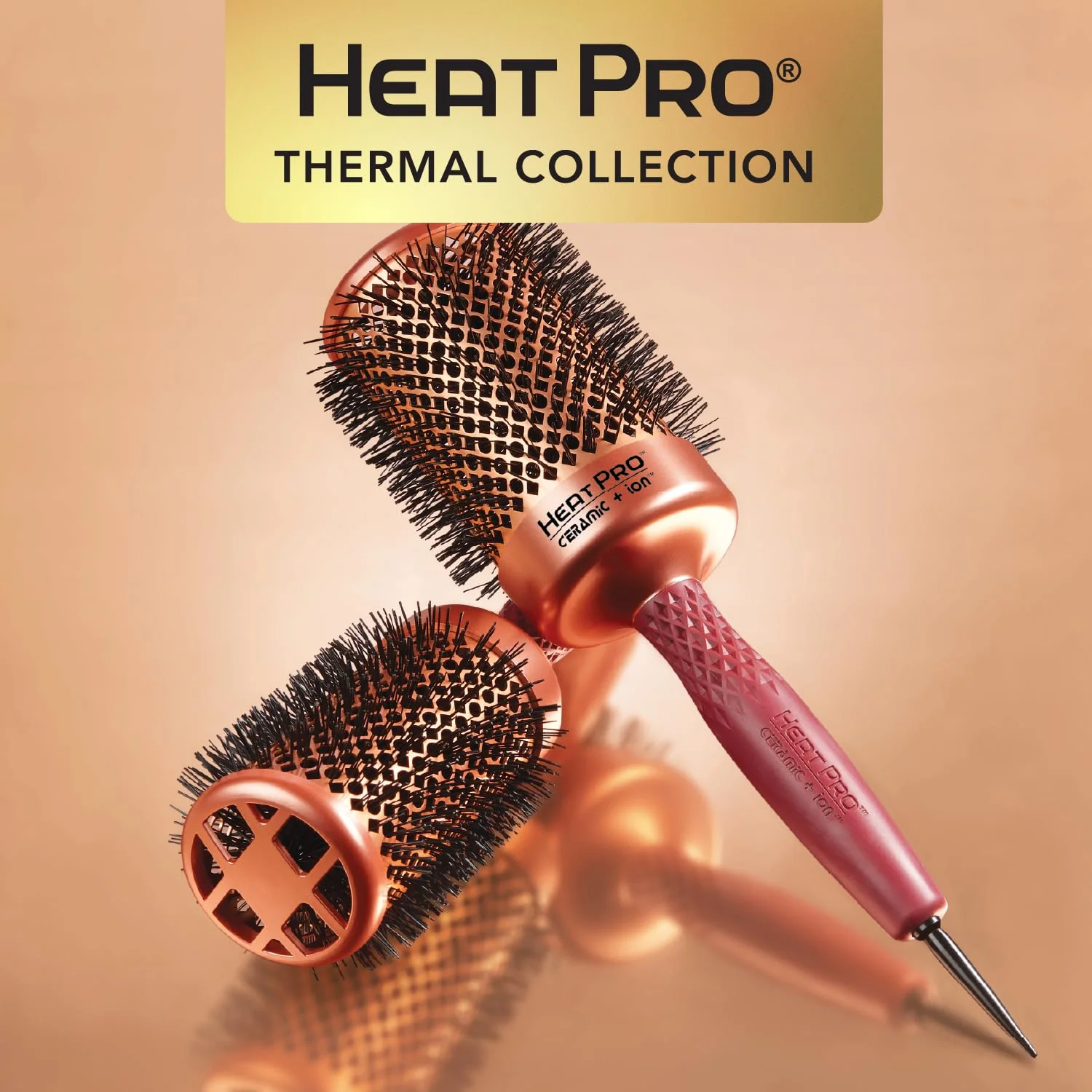 Olivia Garden HeatPro Round Thermal Brush - Not Electrical - Professional Blowout Brush for Normal to Thick Hair - Heat Resistant Up to 550°F - Image 6
