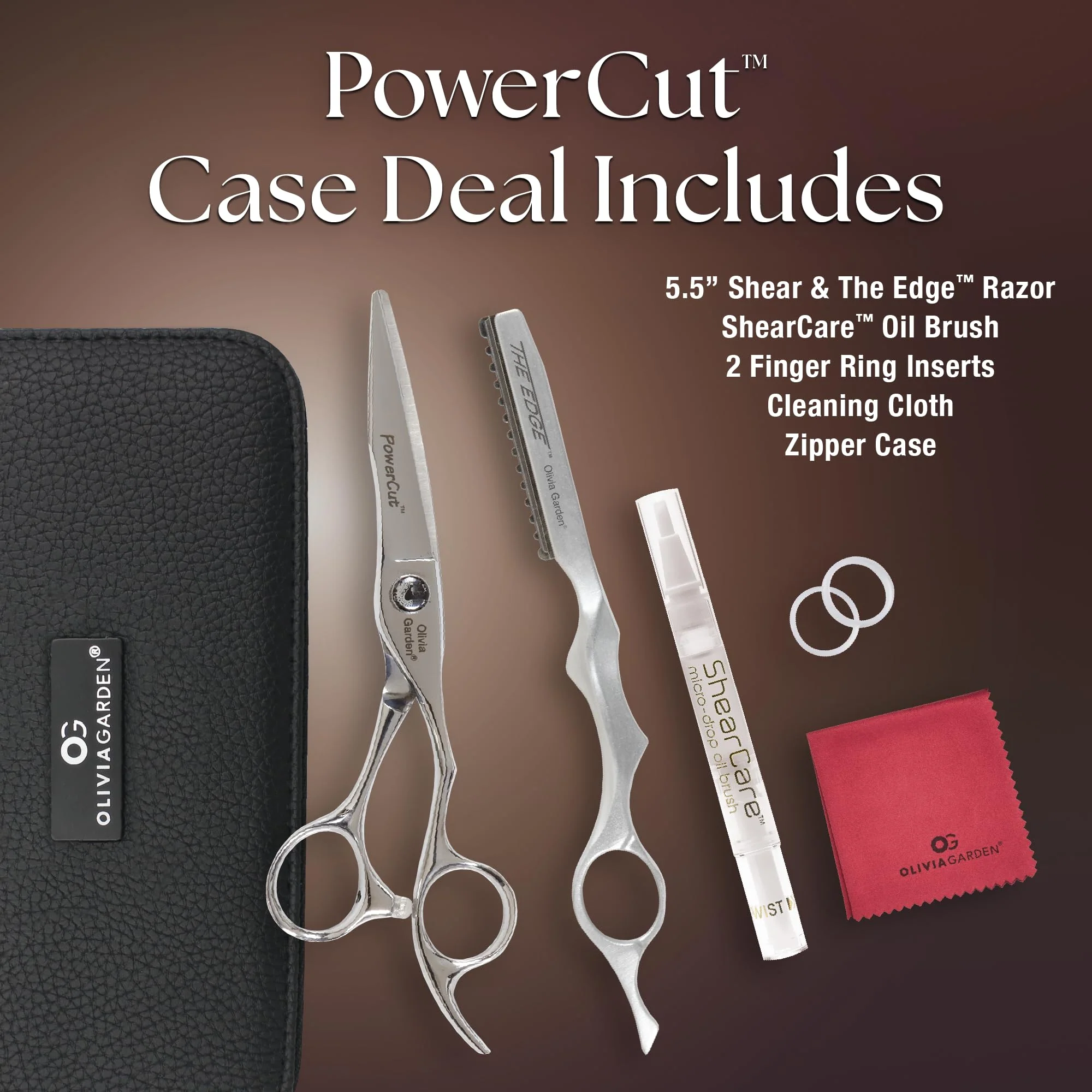 Olivia Garden Powercut Shear Collection Set (5.5") - Image 2