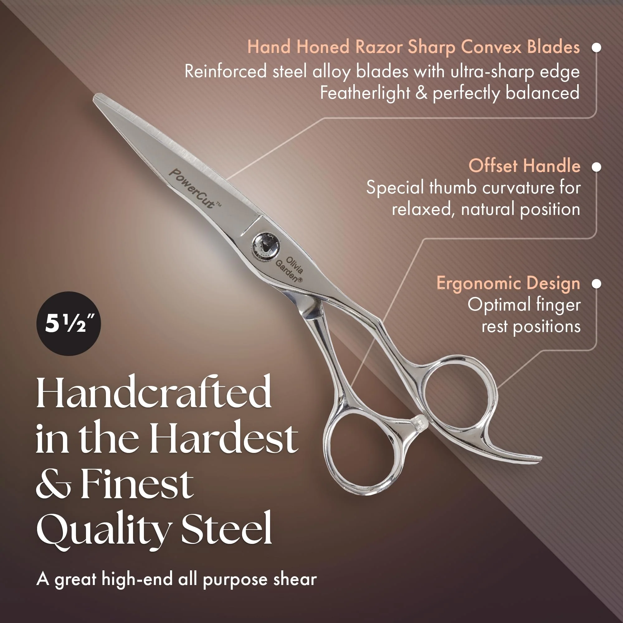 Olivia Garden Powercut Shear Collection Set (5.5") - Image 3