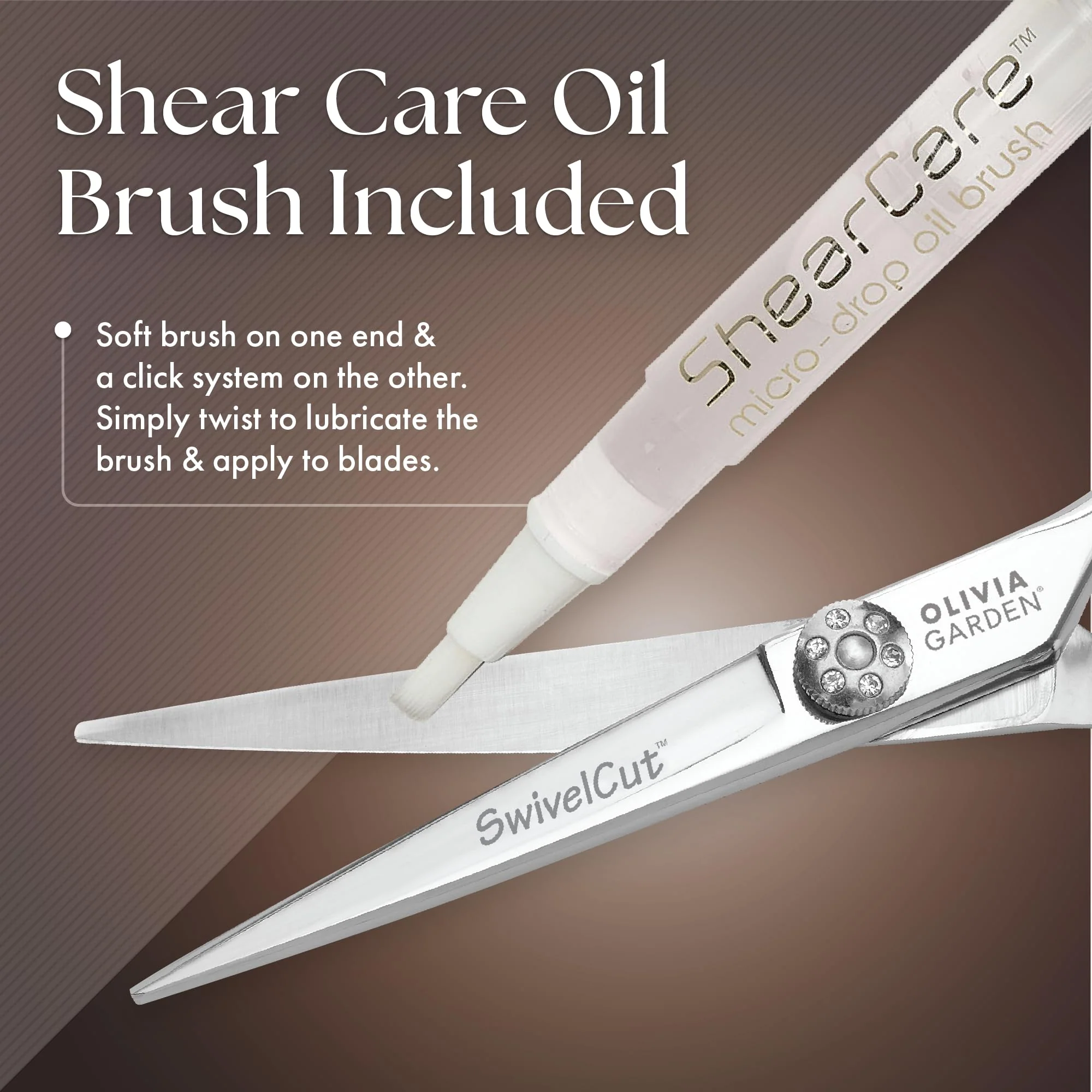 Olivia Garden SwivelCut Professional Hairdressing Shears Intro Case Deal - Left Handed (5.75") - Image 5