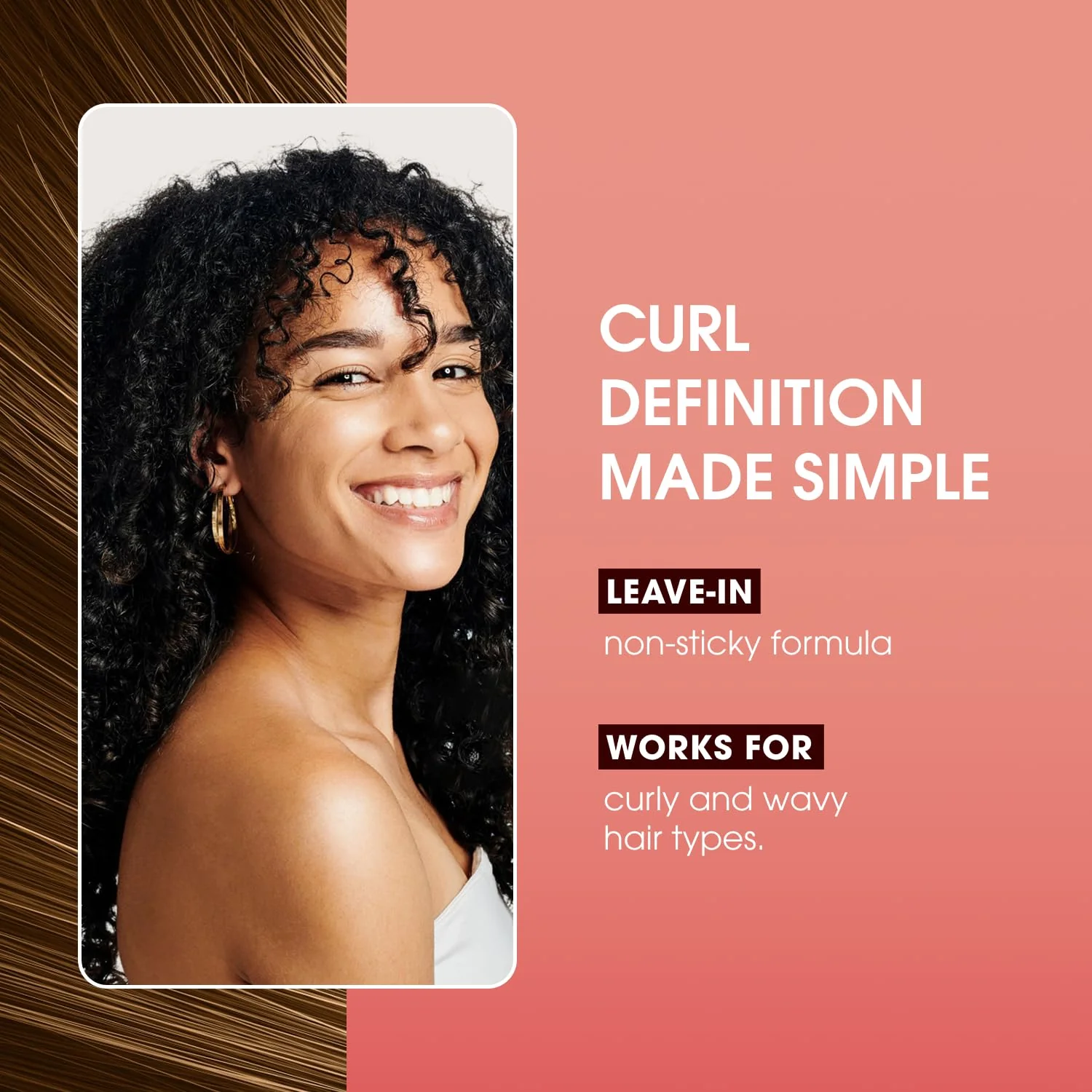 One 'n Only Defining Curl Cream with Argan Oil, Leave-in Conditioning Cream, Defines and Leaves Strong Curly Hair, Enhances Shine and Hydrates Without Sticky Residue, 9.8 Ounces (3 Pack) - Image 5