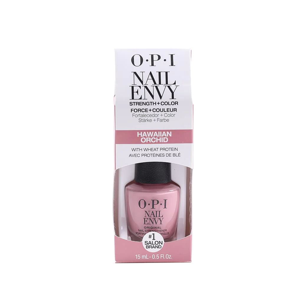OPI Nail Envy, Orgininal Nail Strengthener Treatment, Hawaiian Orchid, 0.5 fl oz - Image 4