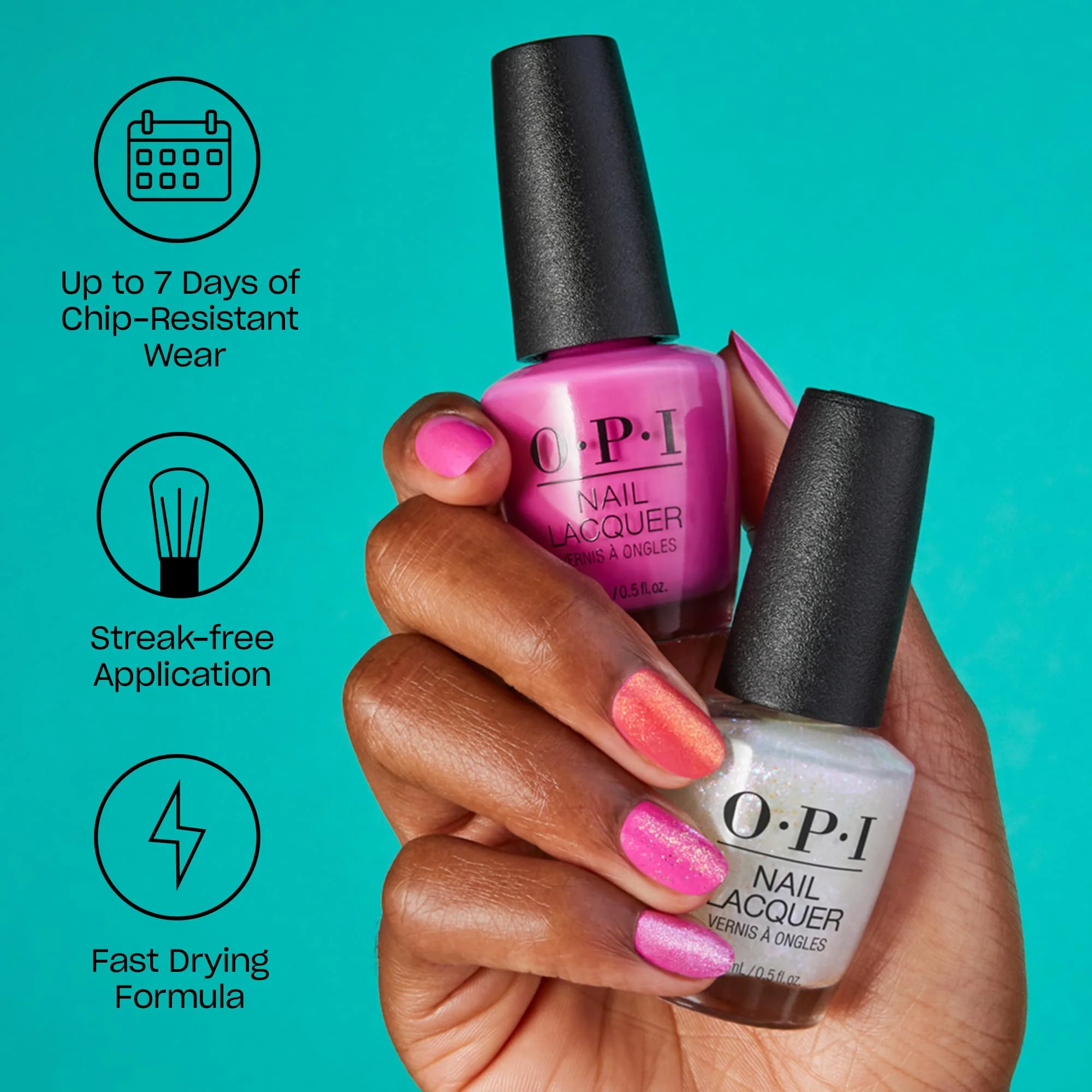 OPI Nail Lacquer Lincoln Park After Brunch | Opaque Dark Warm Maroon Crème Chip Resistant Nail Polish | The New OPIcons Collection | Spring 2026 - Image 3