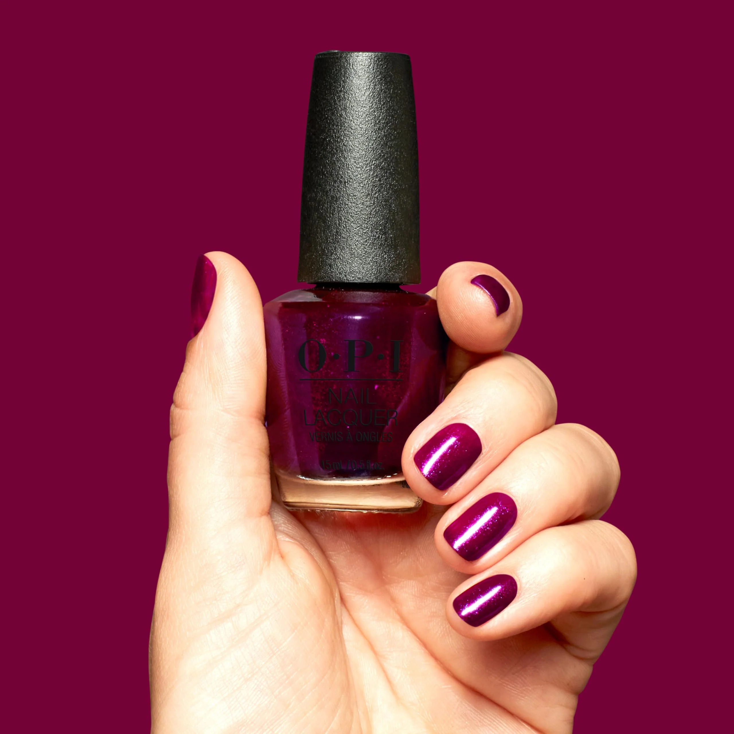 OPI Nail Lacquer Lincoln Park After Brunch | Opaque Dark Warm Maroon Crème Chip Resistant Nail Polish | The New OPIcons Collection | Spring 2026 - Image 5