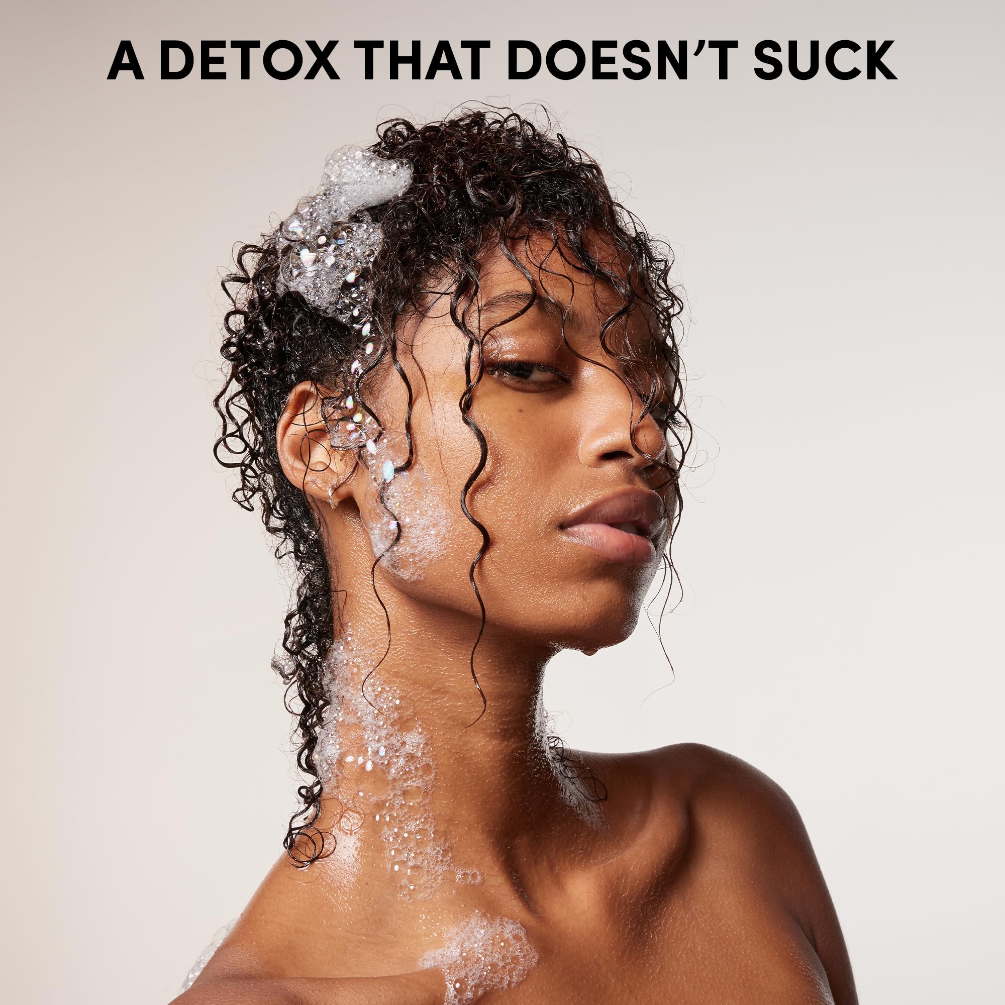 OUAI Detox Shampoo - Clarifying Shampoo for Build Up, Dirt, Oil, Product and Hard Water - Apple Cider Vinegar & Keratin for Clean, Refreshed Hair - Sulfate-Free Hair Care (10 oz) - Image 8