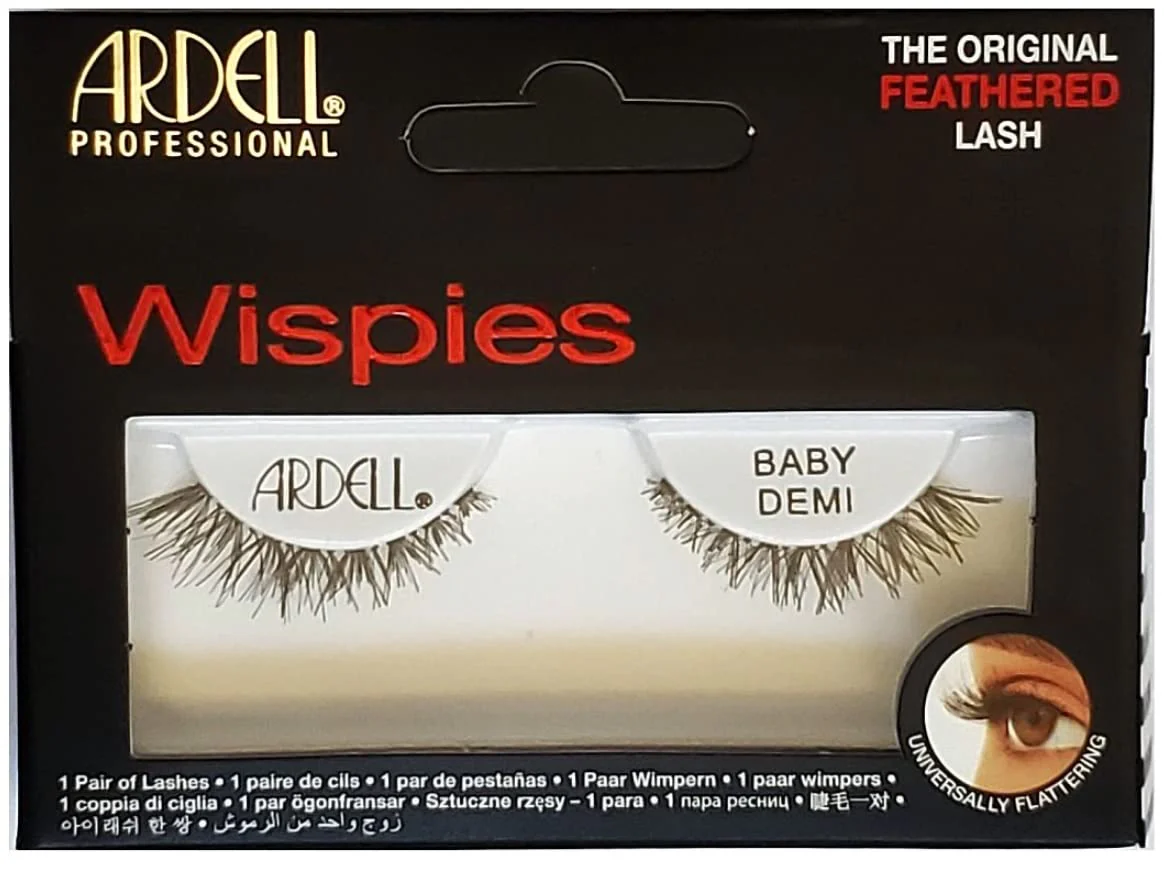 (Pack of 4 Pairs) Ardell Baby Demi Wispies, Black - Image 3