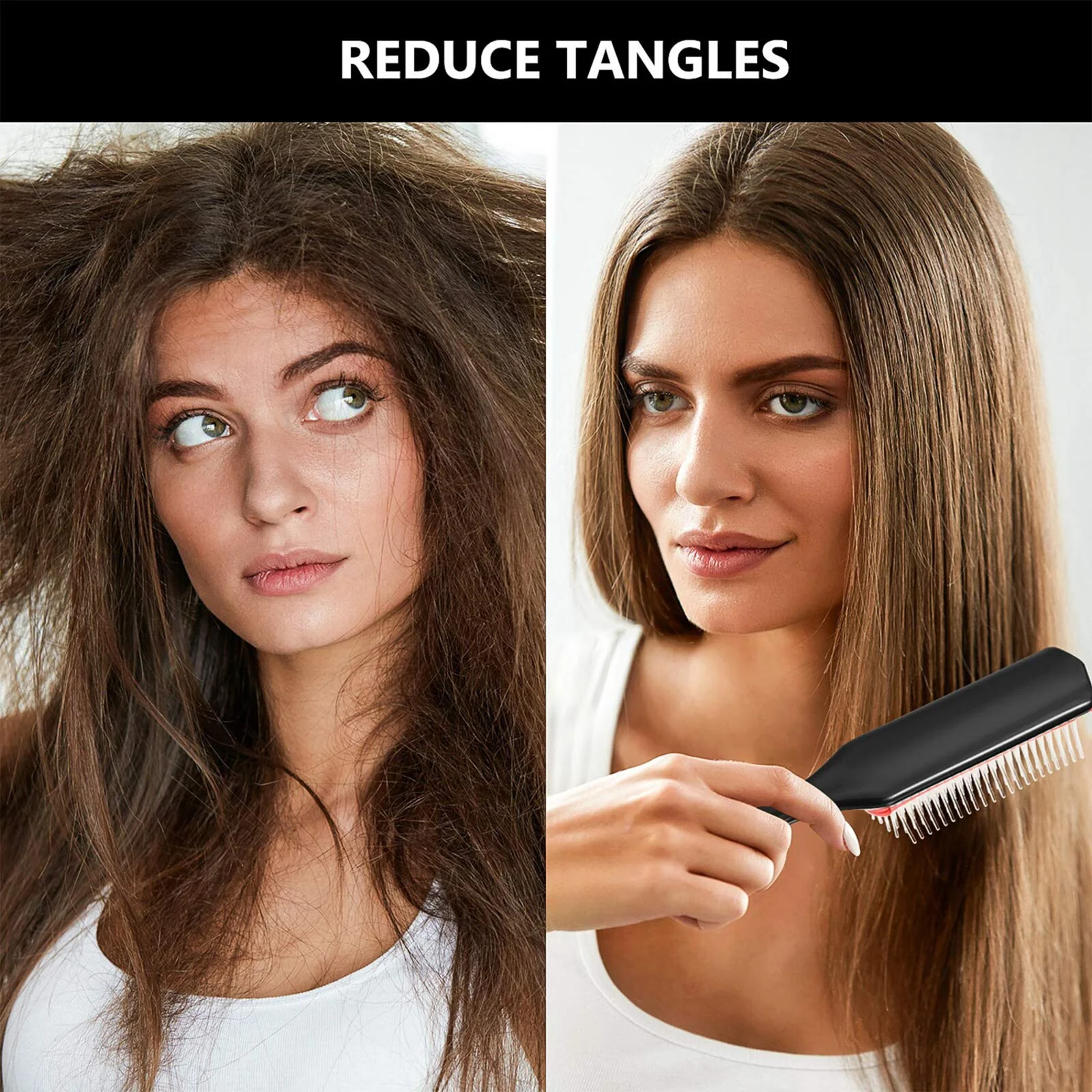 Patelai 7-Piece Nylon Bristle Curly Hair Brush Set: Curly Hairs Detangling Brushes, Travel Brush, Hair Clips for Shaping and Defining Curls - Image 4